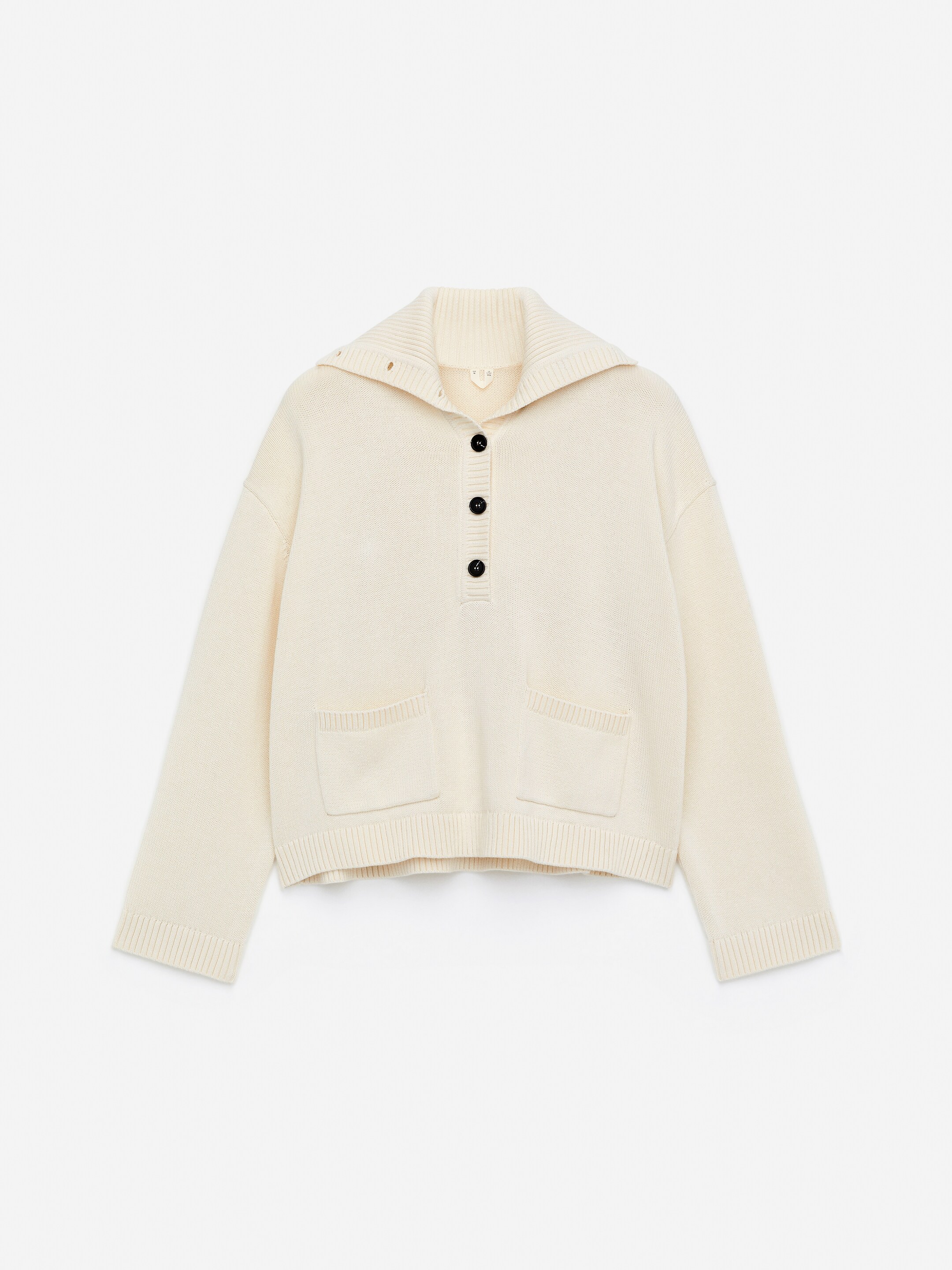 Grösseres Bild ansehen: Pullover mit hohem Kragen - Hellbeige - DAMEN | H&M CH 5