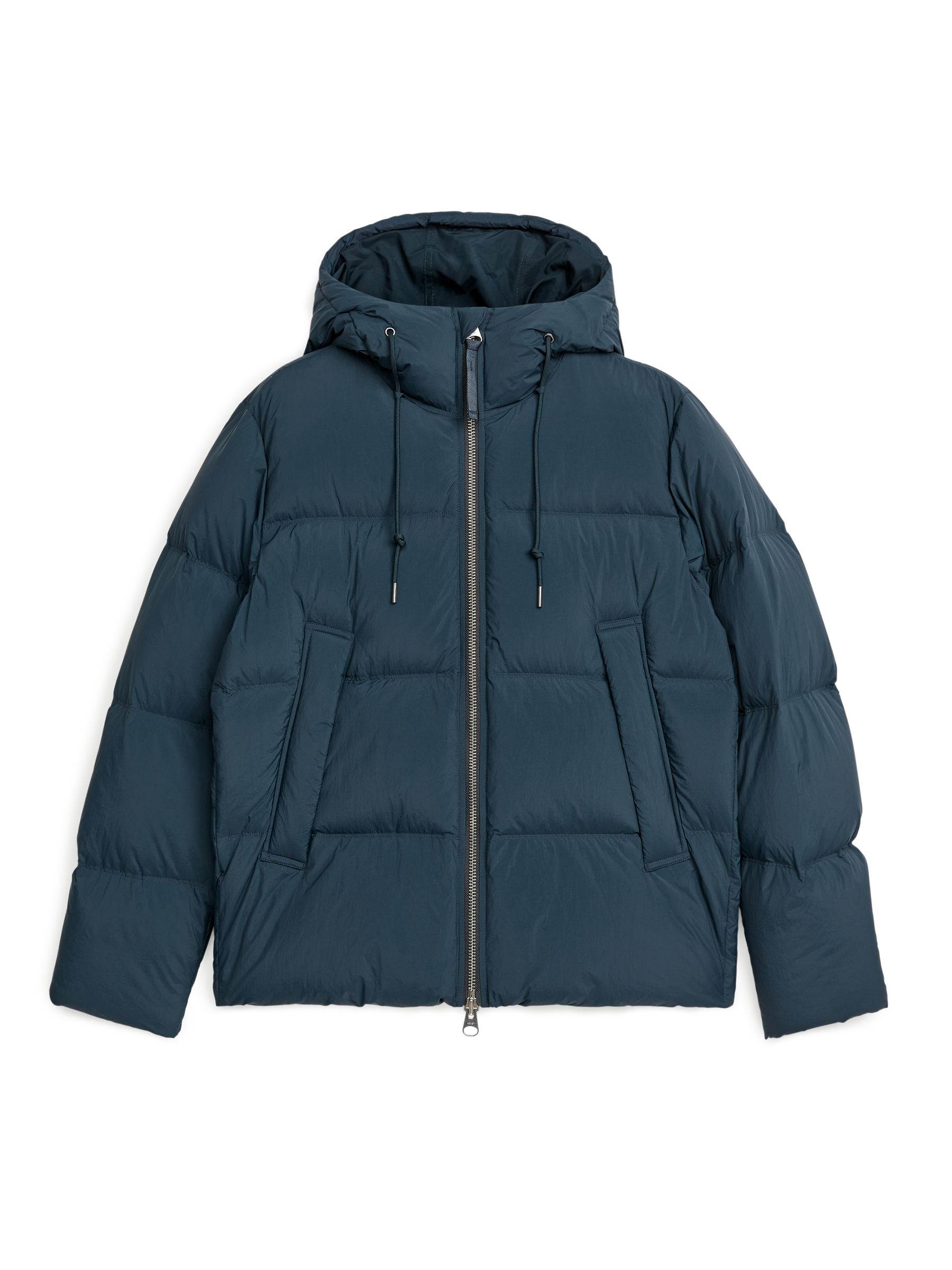 Upcycled Down Steppjacke - Dunkelpetrol - Regular Fit - Herren - StillMedia/DescriptiveStillLife - 1