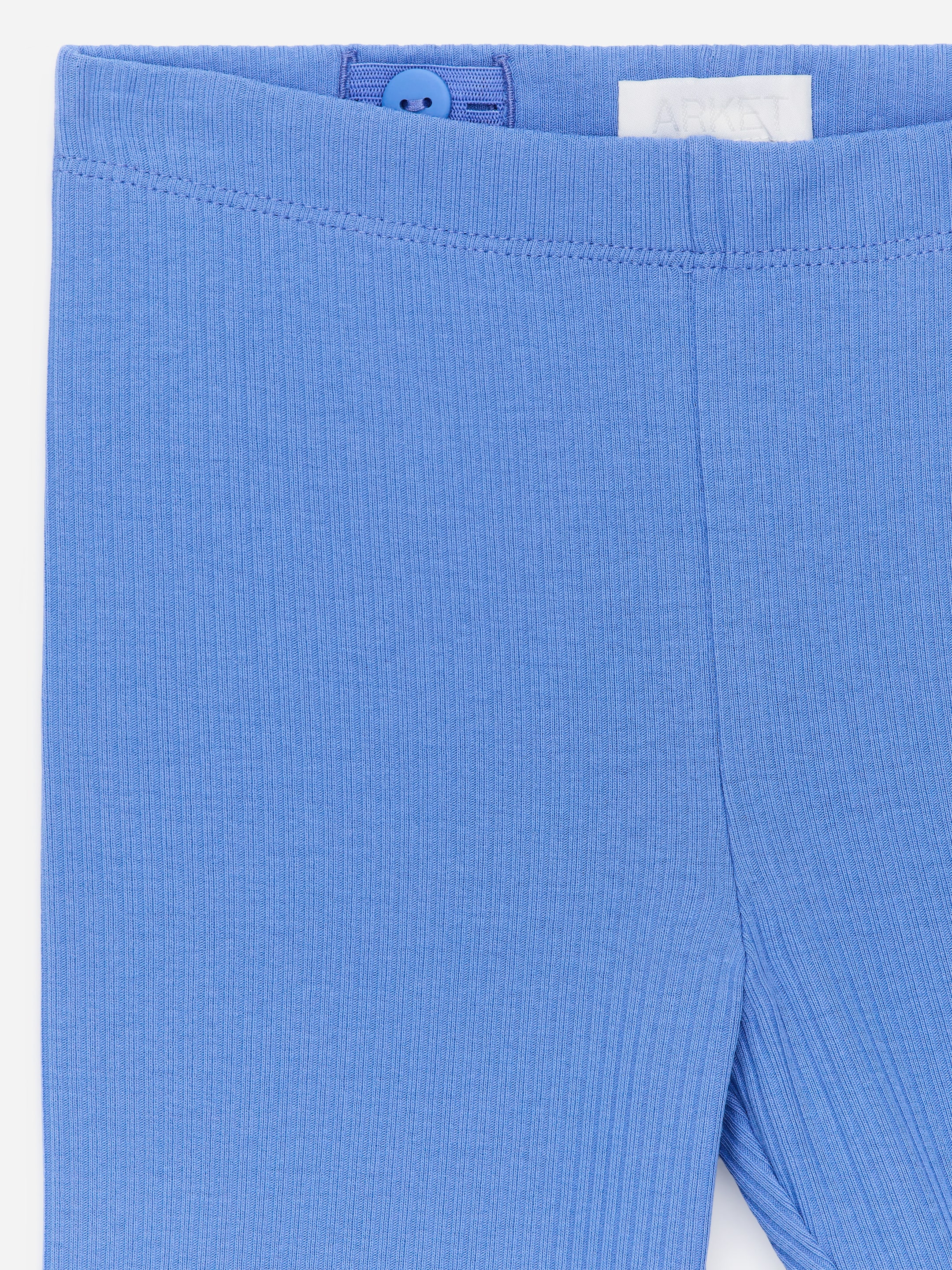 Rib Jersey Leggings - Bright Blue - Regular fit - Children - StillMedia/DescriptiveDetail - 3
