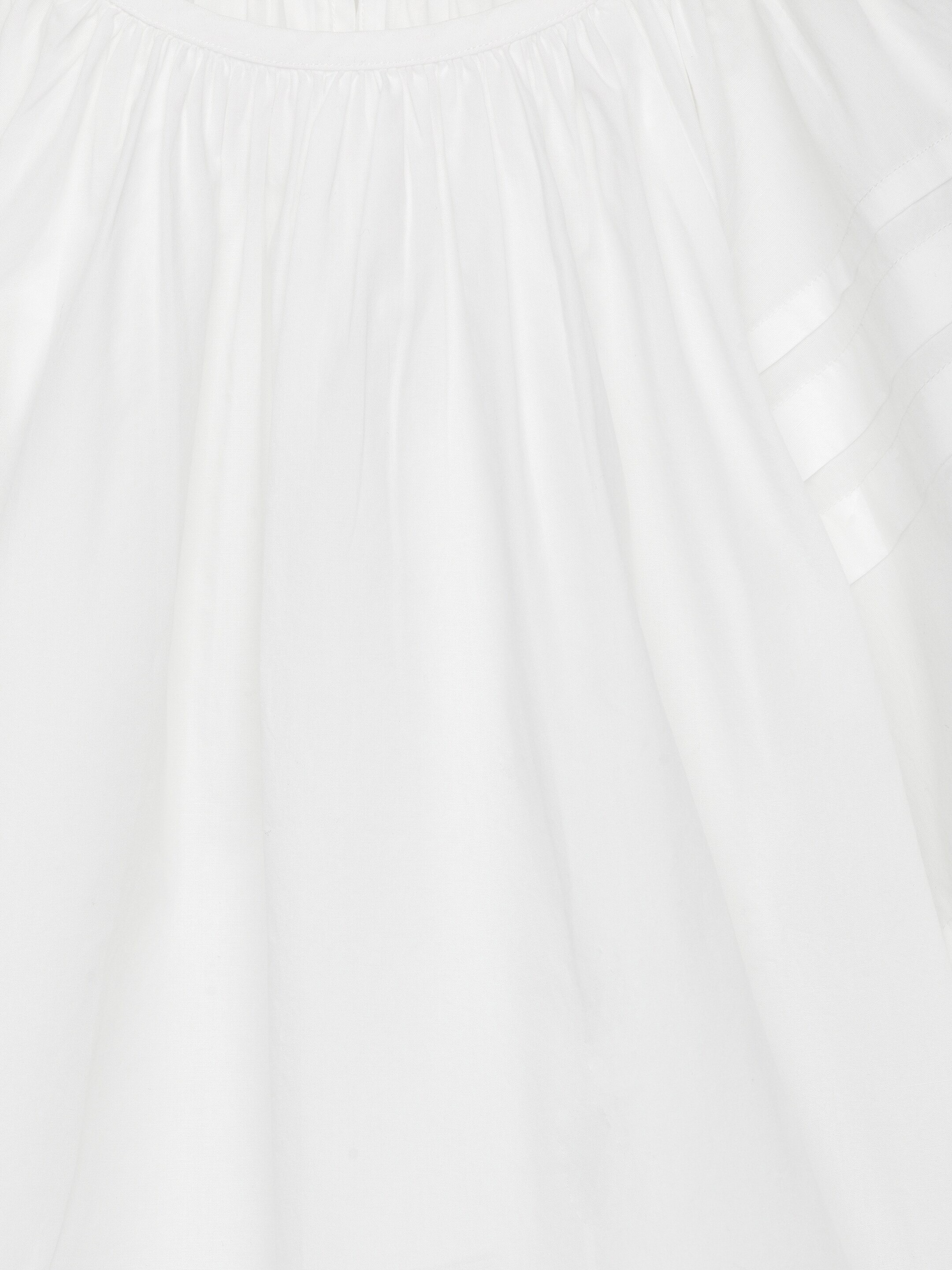 View larger image: Tuck-Detailed Poplin Blouse - White - Kids | H&M GB 3