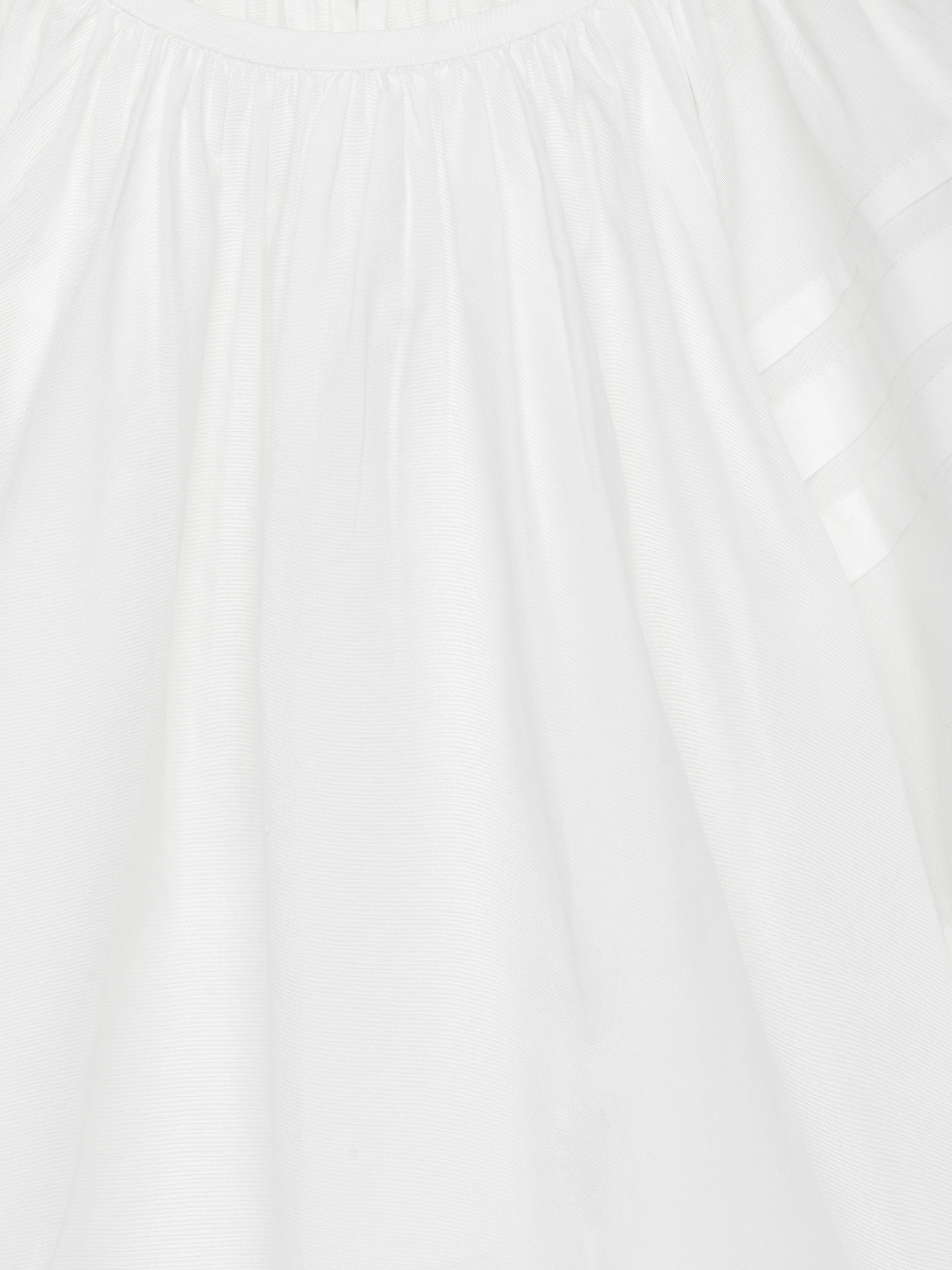 Tuck-Detailed Poplin Blouse - White - Regular fit - Children - StillMedia/DescriptiveDetail - 2