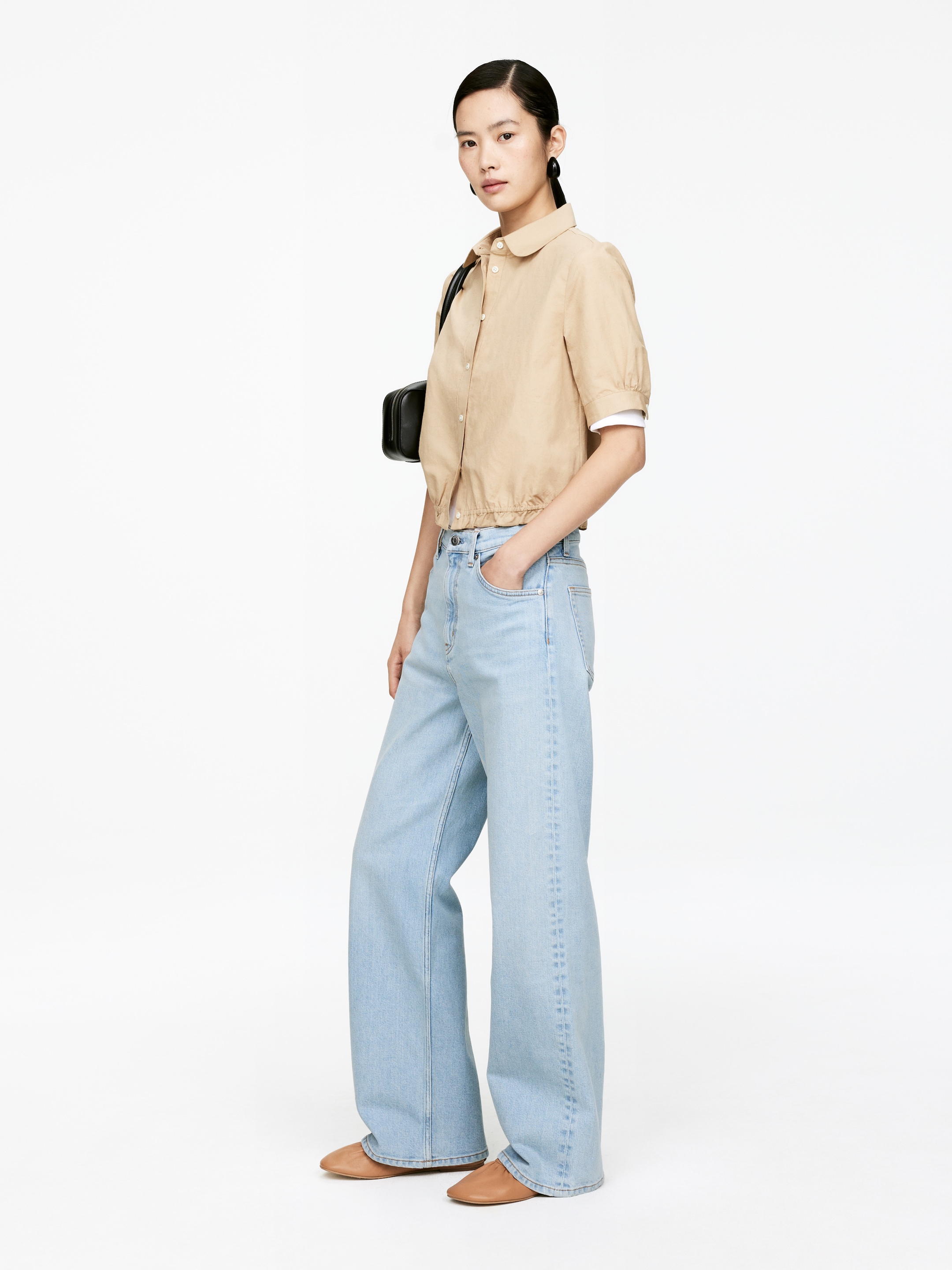 Zobrazit větší obrázek: LUPINE rozšířené džíny - Modrá - ŽENY | H&M CZ 4