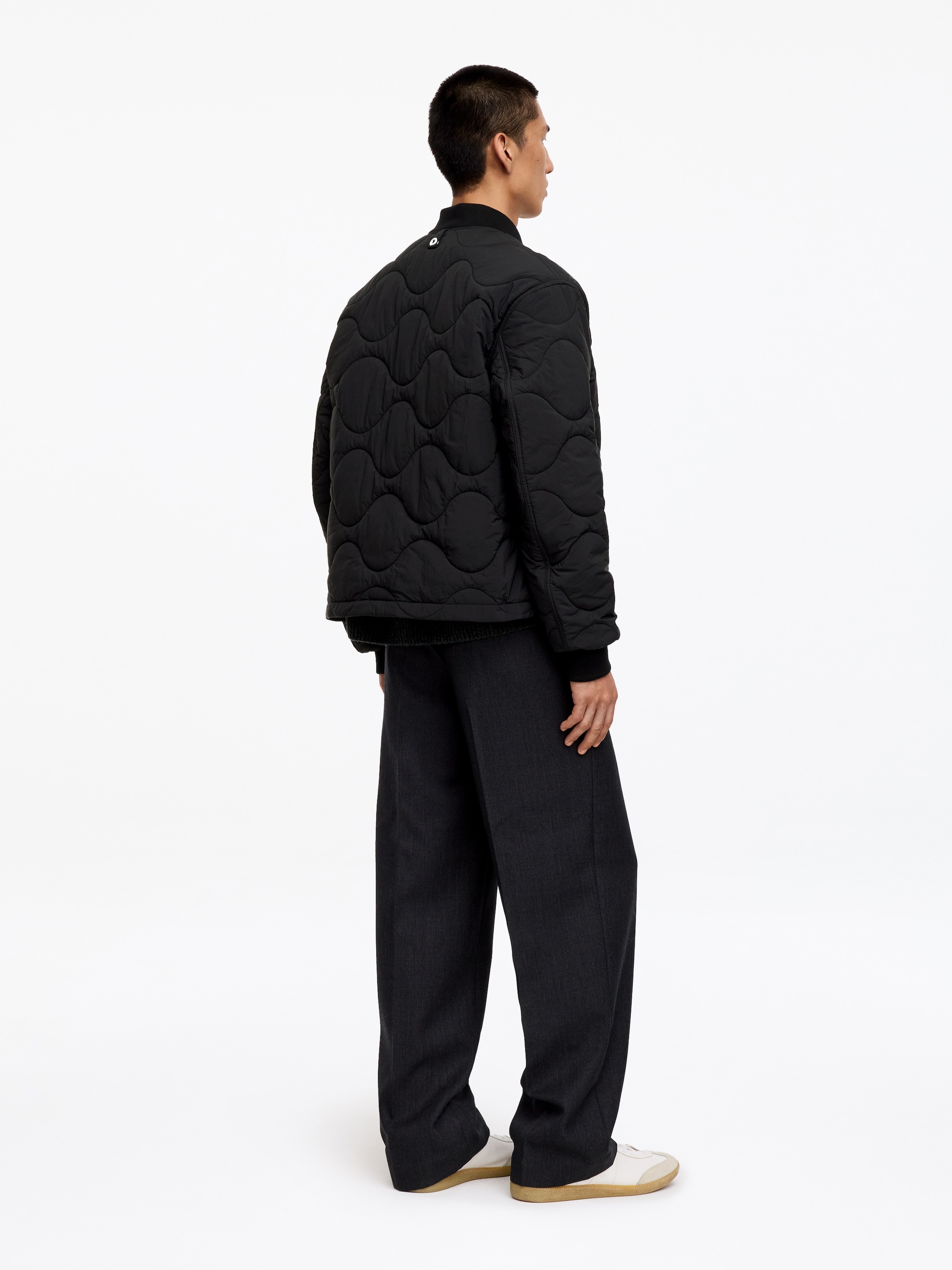 2-in-1 Quilted Liner Jacket - Black - Regular fit - men - StillMedia/Lookbook - 4