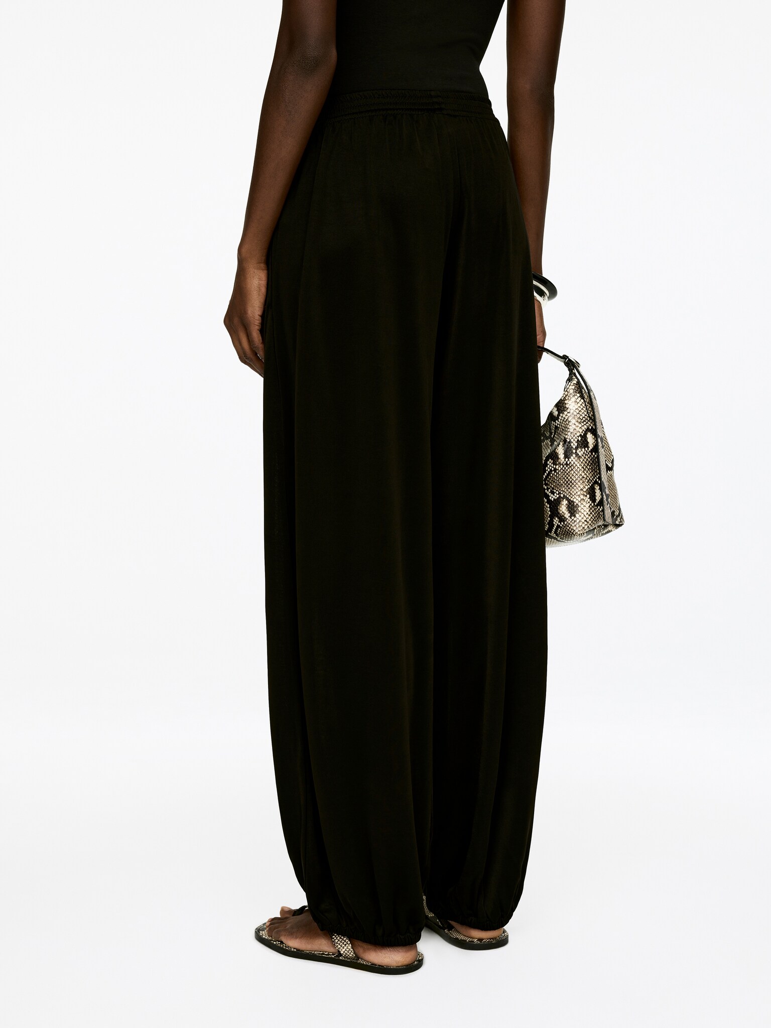 Pantalon ballon - Noir/Blanc cassé - 6