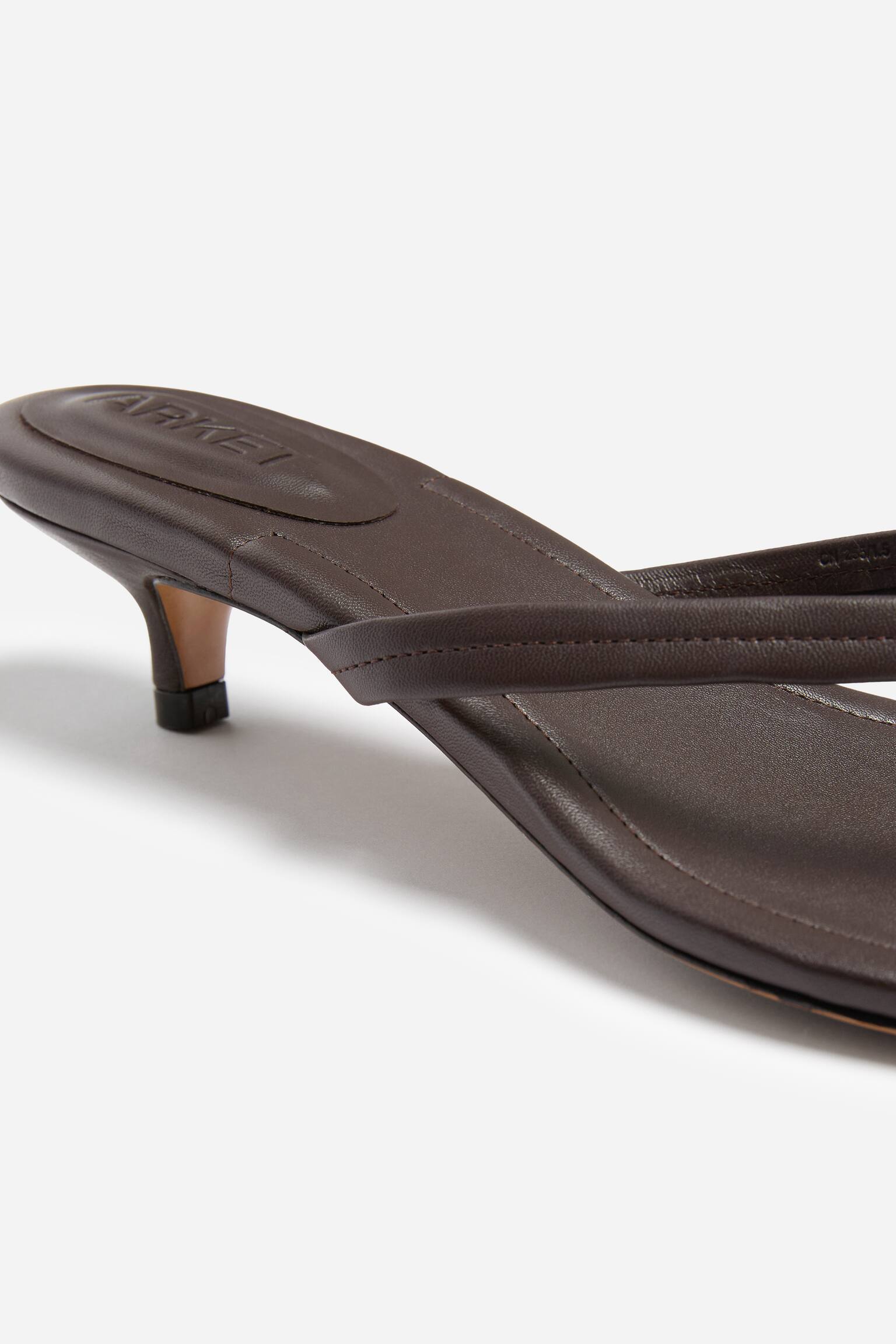 Șlapi Cu Toc Kitten - Maro închis - 3