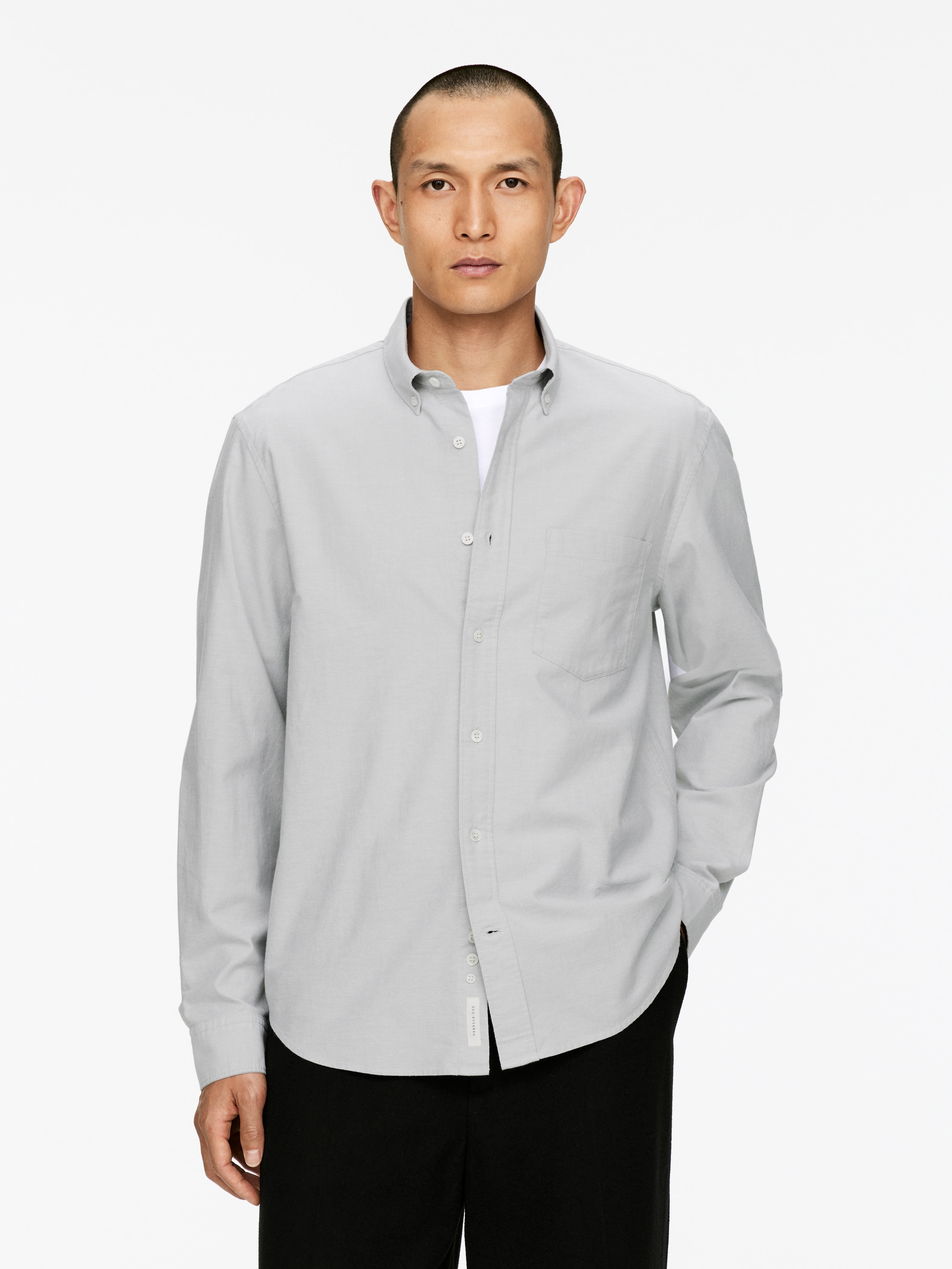 Oxfordská košile - Světle šedá/Light Blue/Modré/pruhované/White/Šedá/Bílá/Dark Blue/Off White/Green/Tmavě zelená/Tmavý krtek