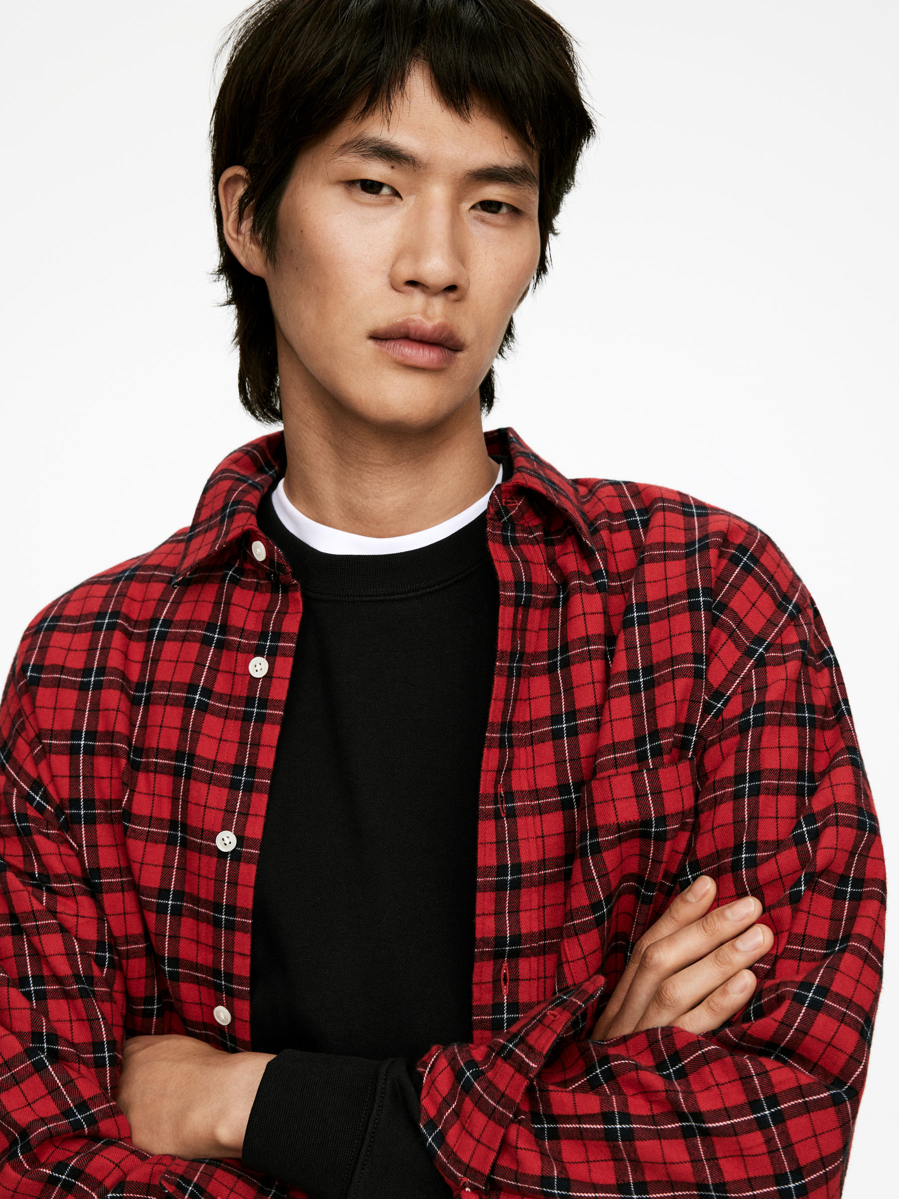 Mid-Weight Sweatshirt - Black - Regular fit - Men - StillMedia/Lookbook - 8