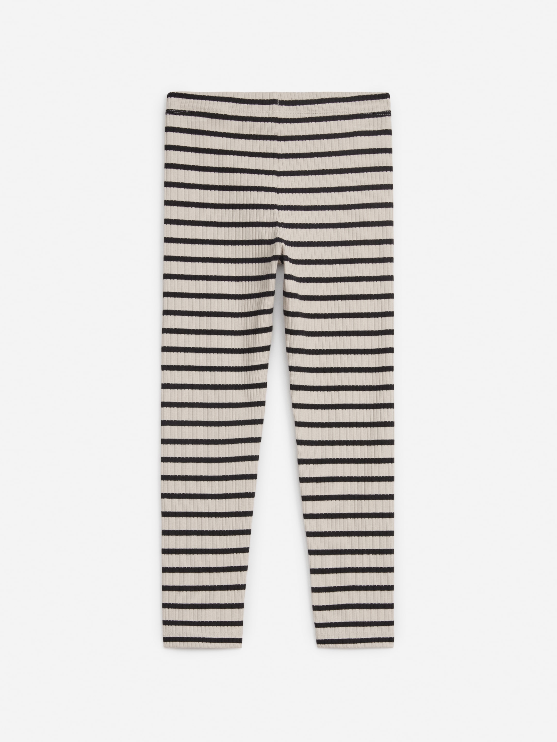 Agrandir l'image: Legging côtelé - Blanc cassé/noir - ENFANT | H&M FR 2