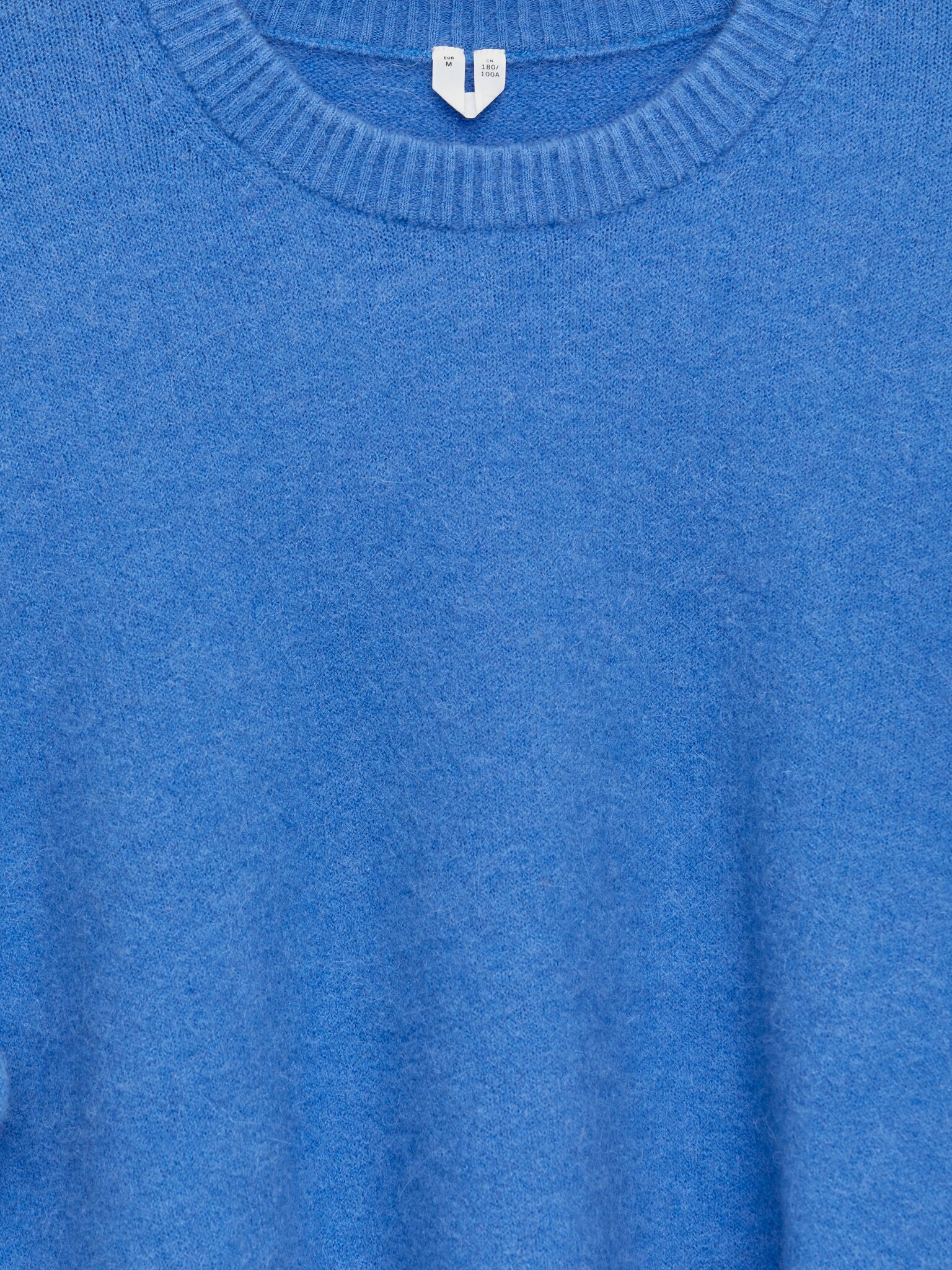 Pull en mélange de laine et d'alpaga - Bleu vif/Beige/Bleu - 2