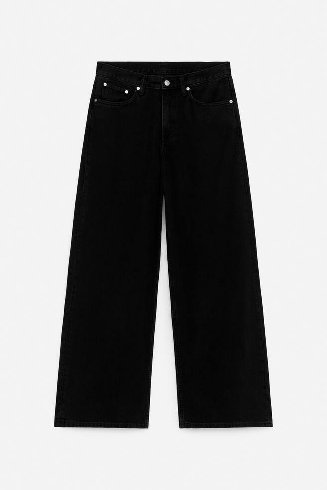 CLOUD Loose Wide Jeans - Black/Dark Brown - 1