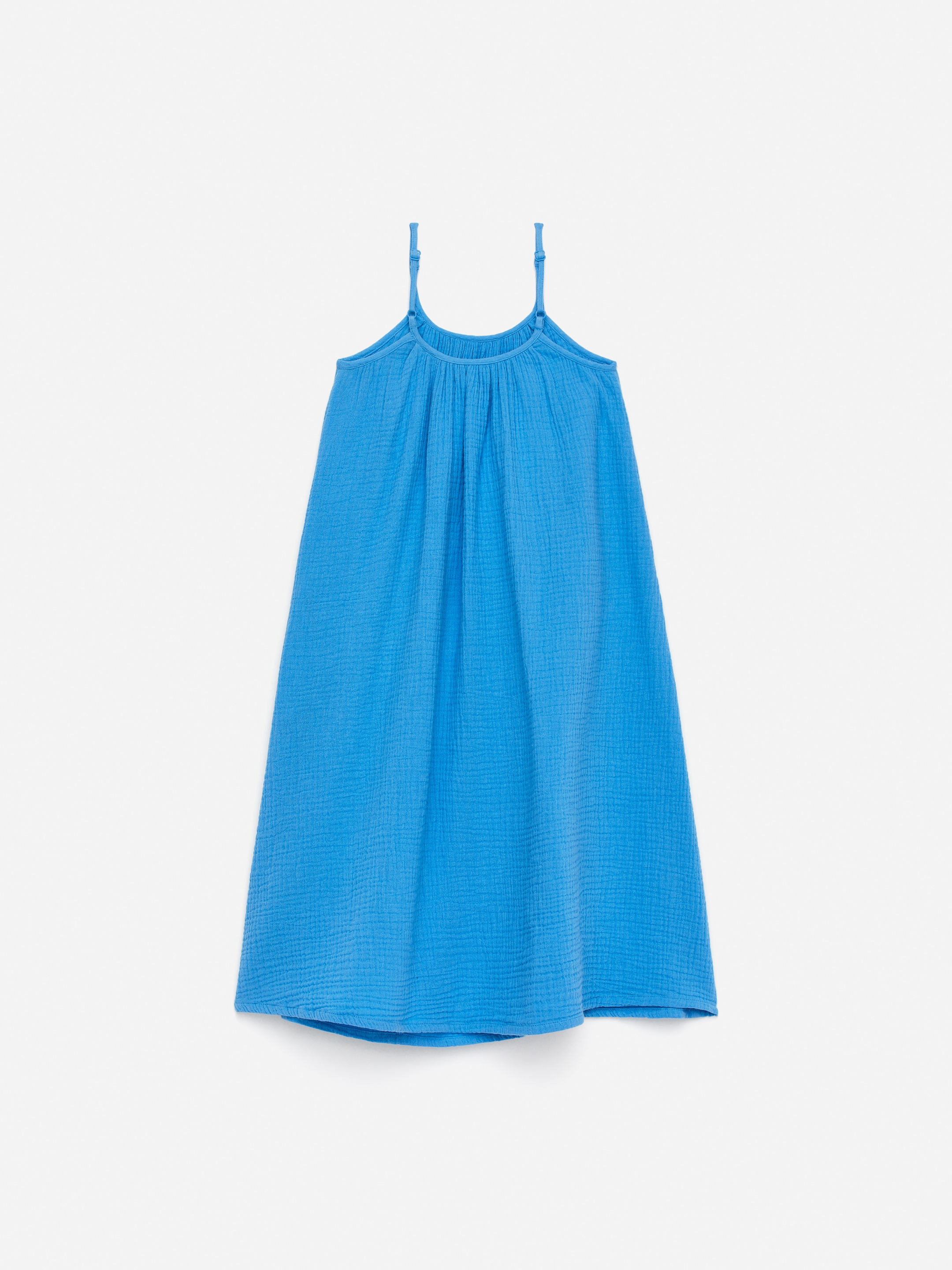 Se større billede: Kjole med stropper i musselin - Blå - BØRN | H&M DK 2