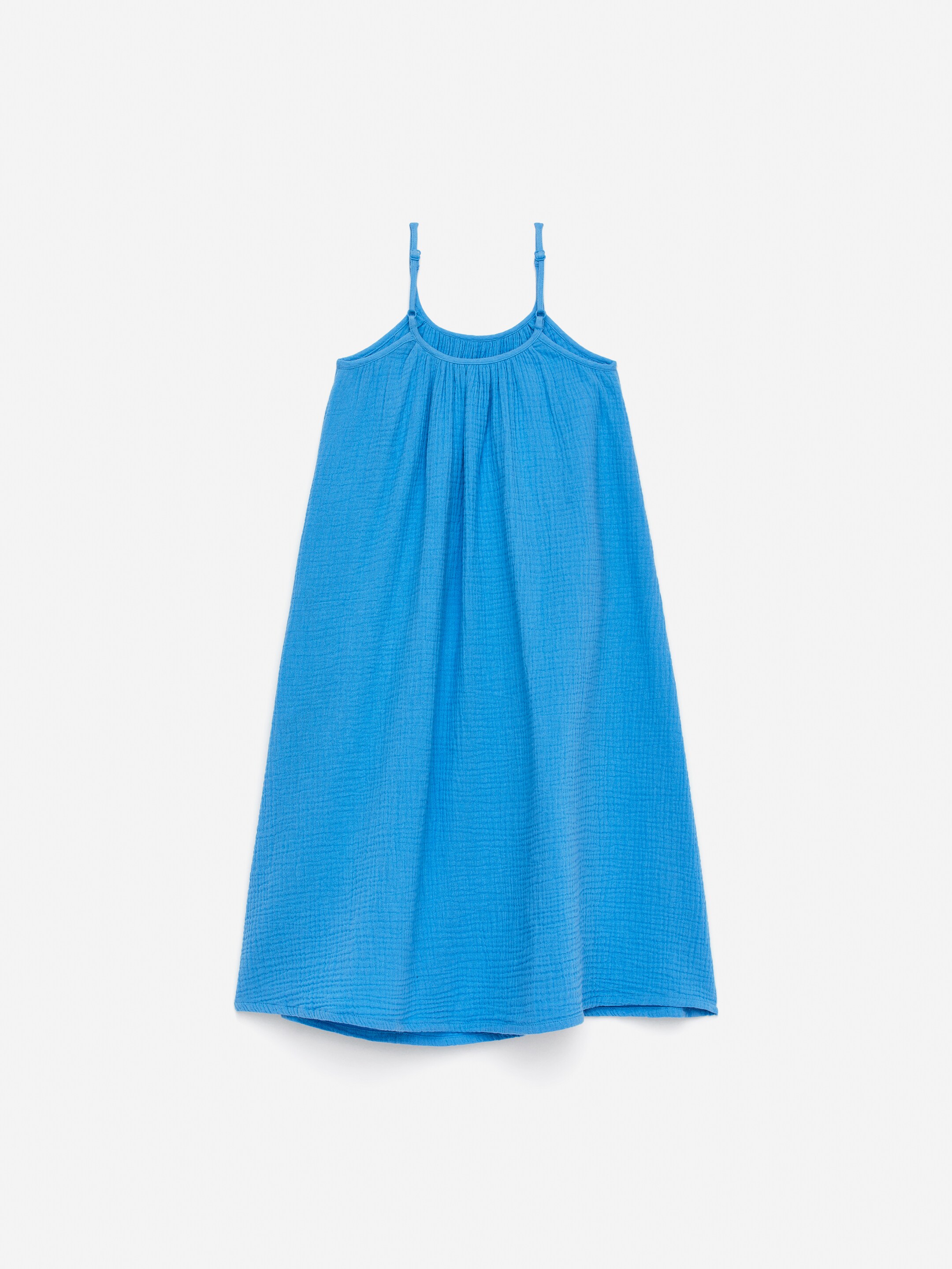Trägerkleid aus Musselin - Blau - Loose Fit - children - StillMedia/DescriptiveStillLife - 1