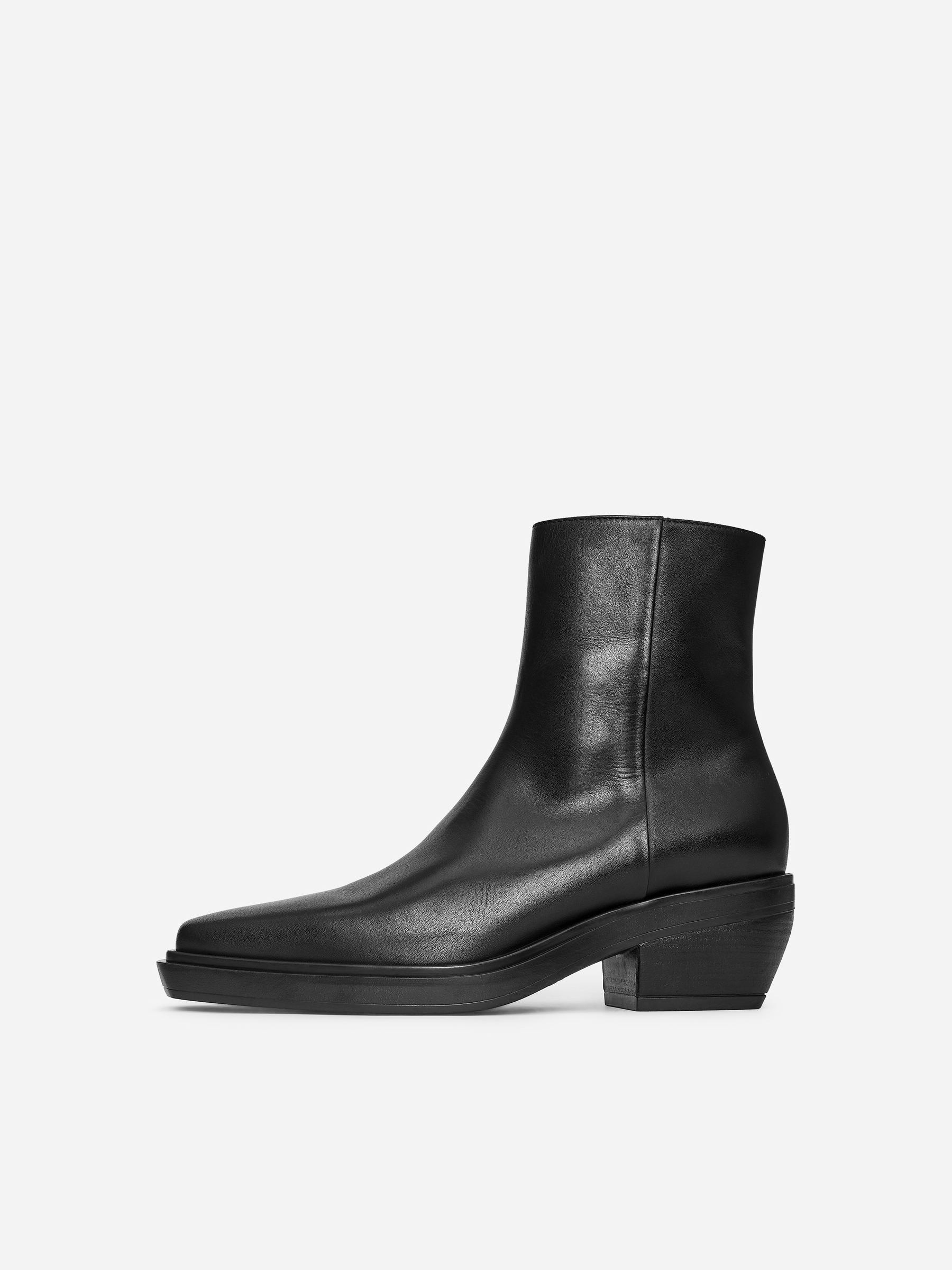 Bottes en cuir - Noir - Femme - StillMedia/DescriptiveStillLife - 7