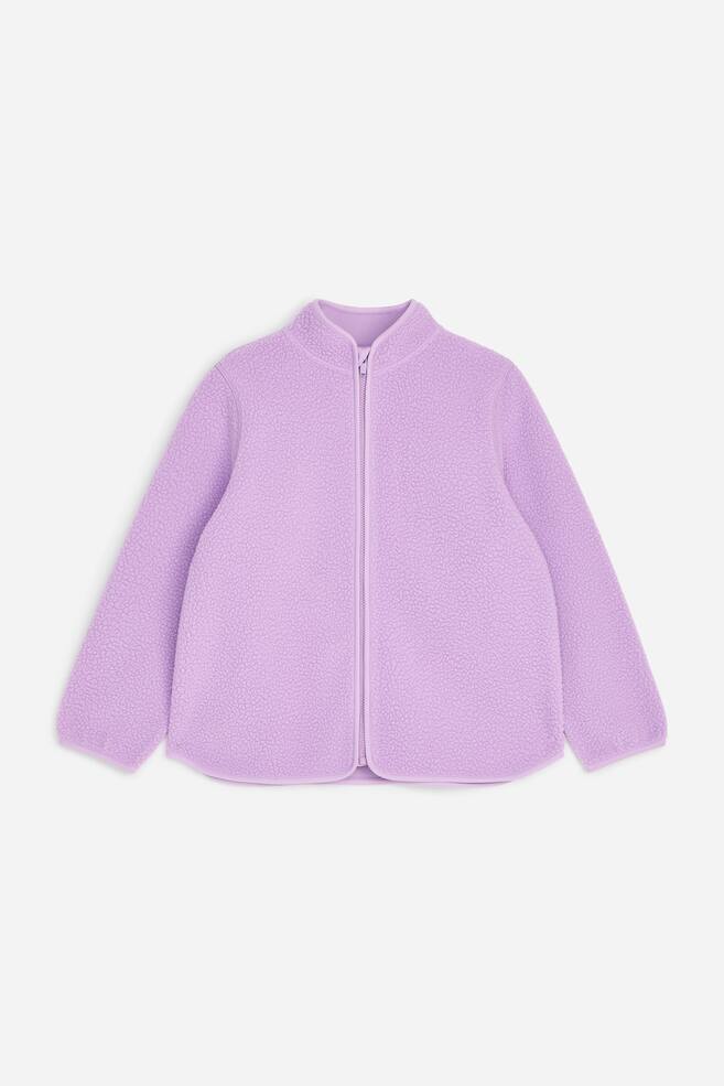 Fleece Jacket - Lilac/Rust/Pink/Blue - 1