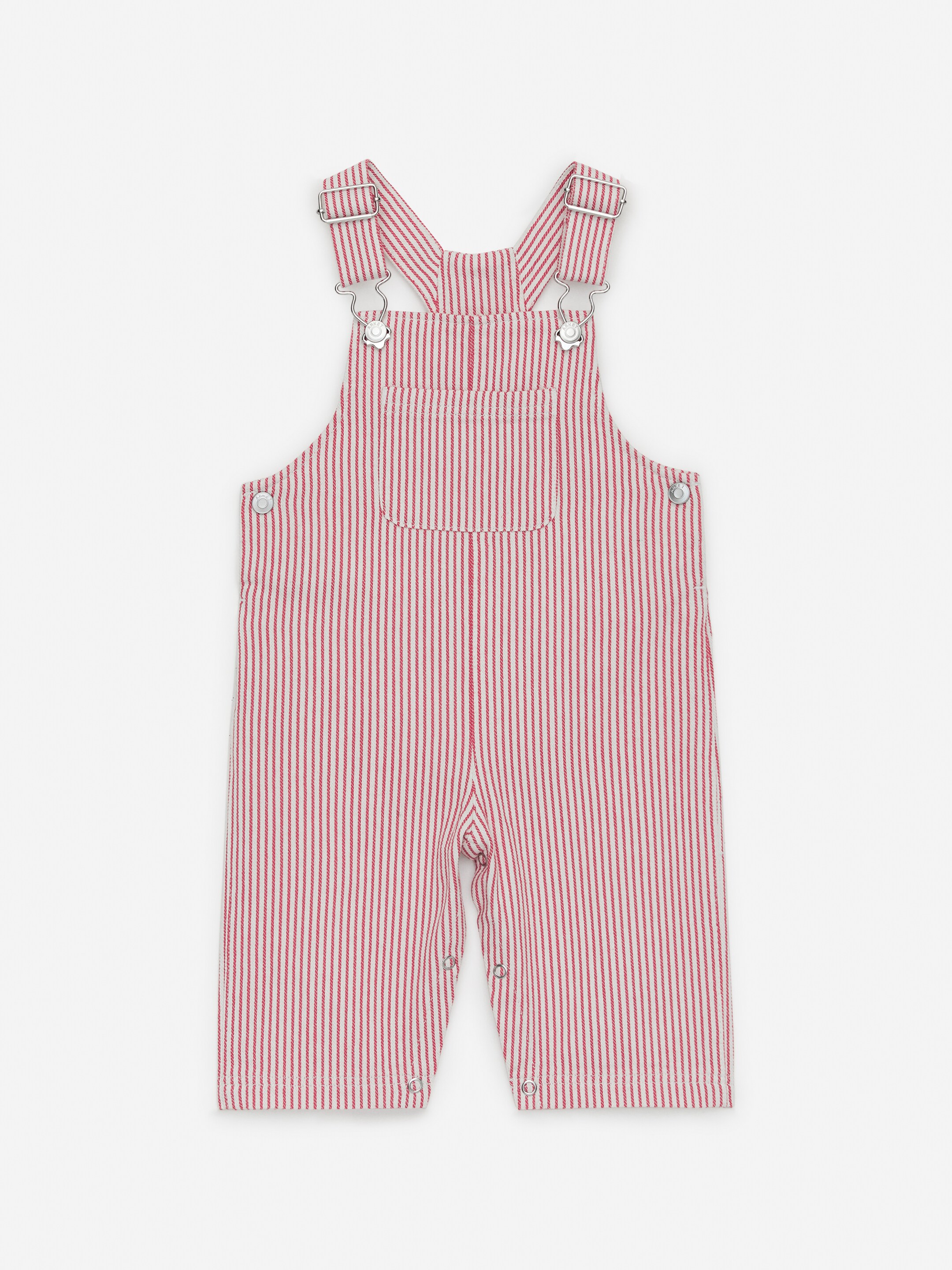 Salopette à rayures hickory - Rouge/Blanc - Regular fit - Enfant - StillMedia/DescriptiveStillLife - 3