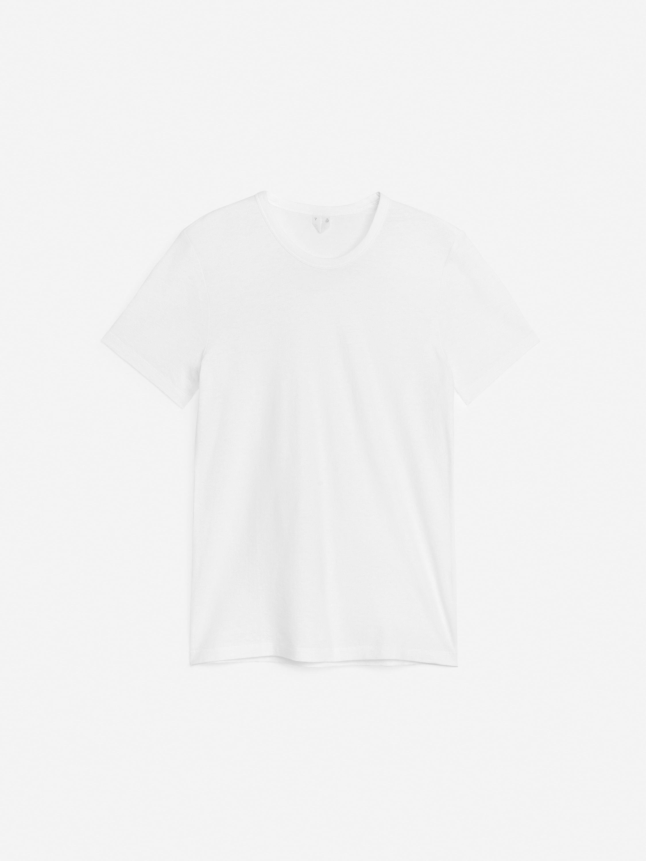 T-shirt z krepy - Biały/Czarny