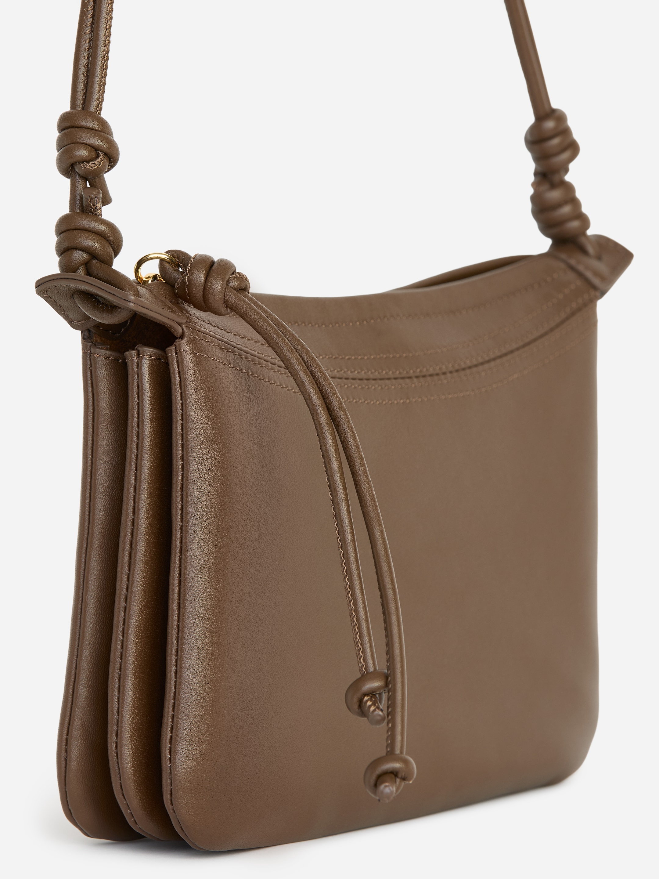 Leather Crossbody Bag - Brown - women - StillMedia/DescriptiveDetail - 1