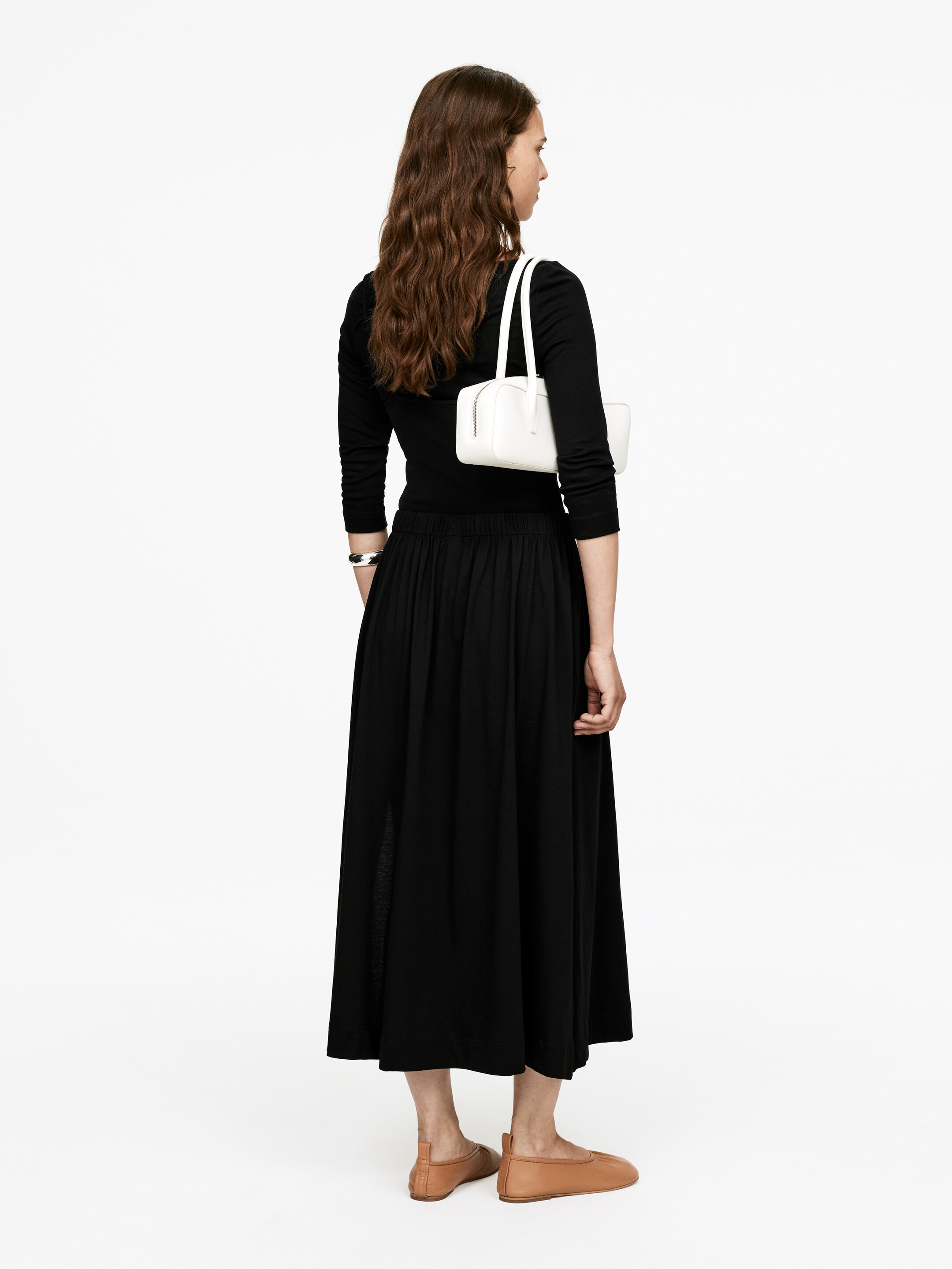 Ver imagem maior: Saia de algodão - Preto - SENHORA | H&M PT 3