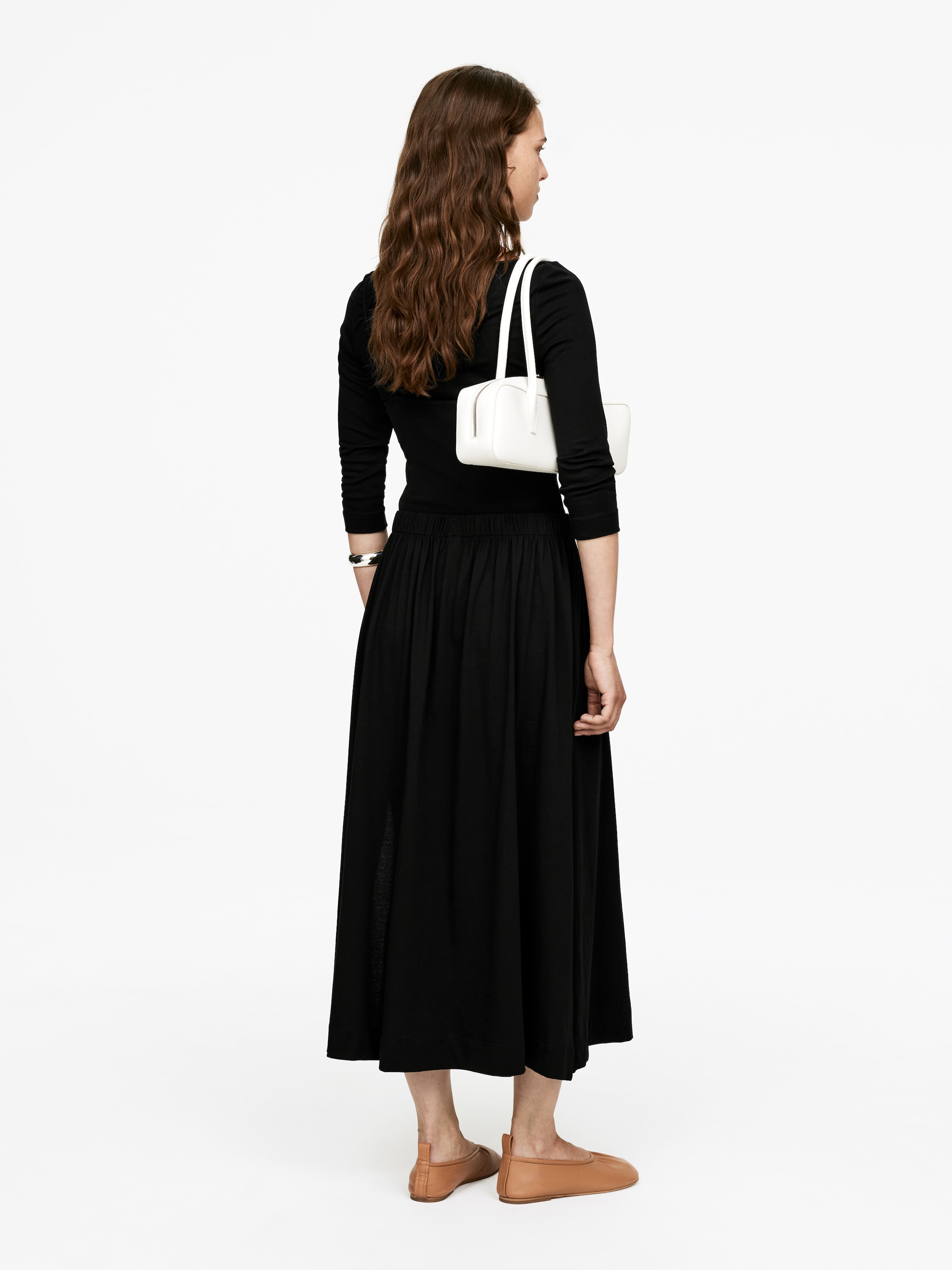 Grösseres Bild ansehen: Baumwollrock - Schwarz - DAMEN | H&M CH 3