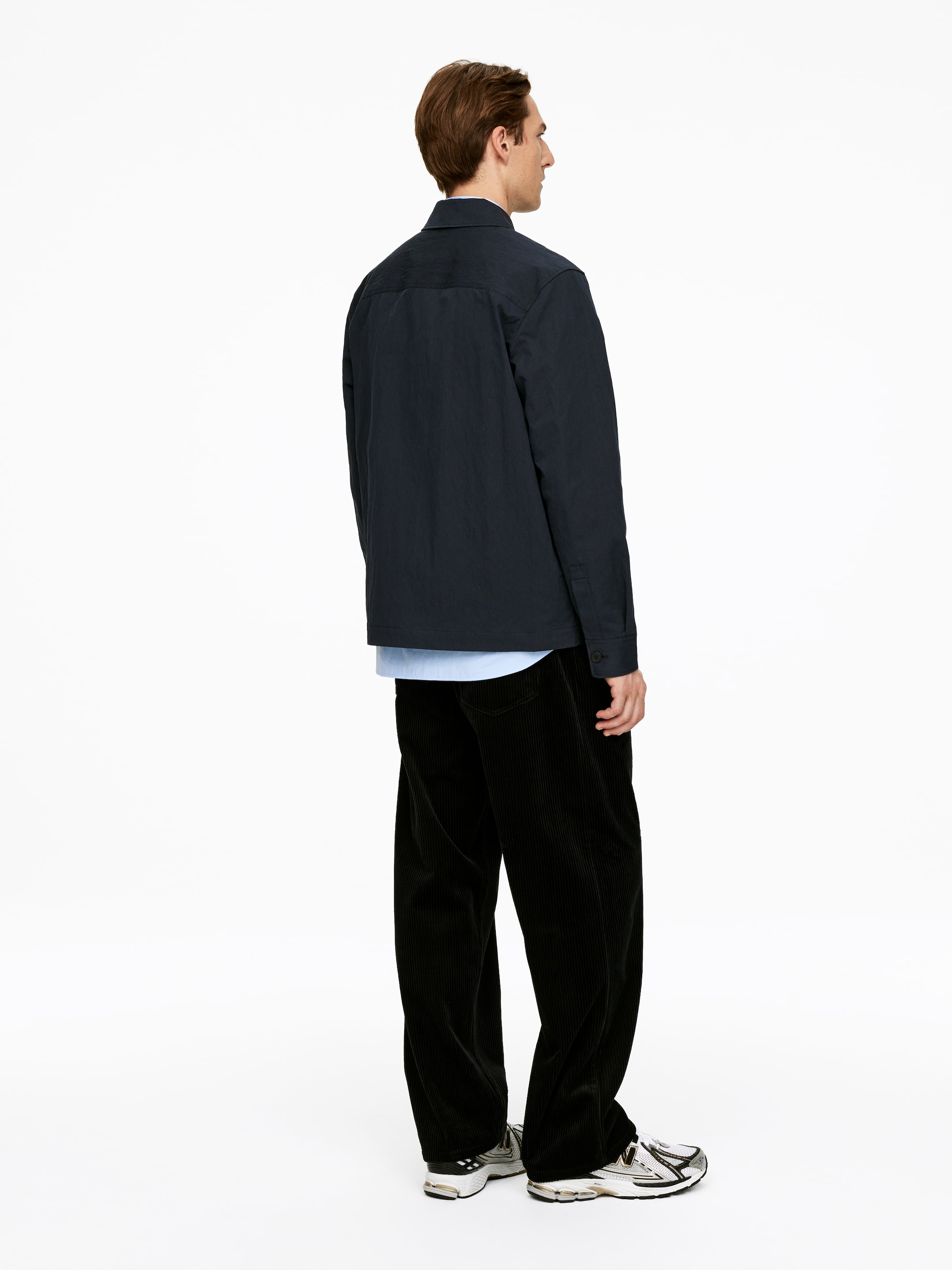 Vis større bilde: Overskjorte med glidelås - Mørkeblå - HERRE | H&M NO 2