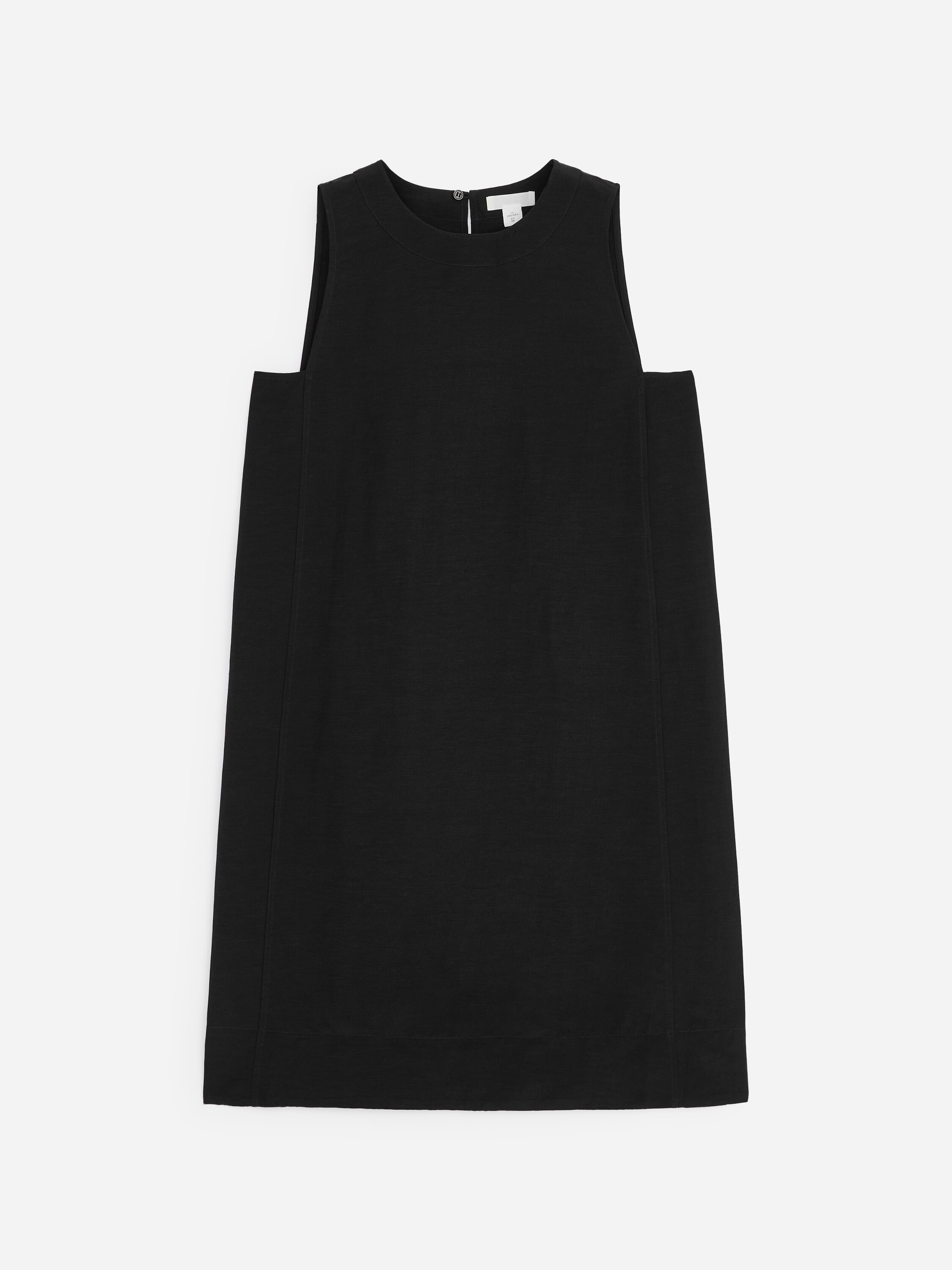 Gerade geschnittenes Minikleid - Schwarz/Weiß