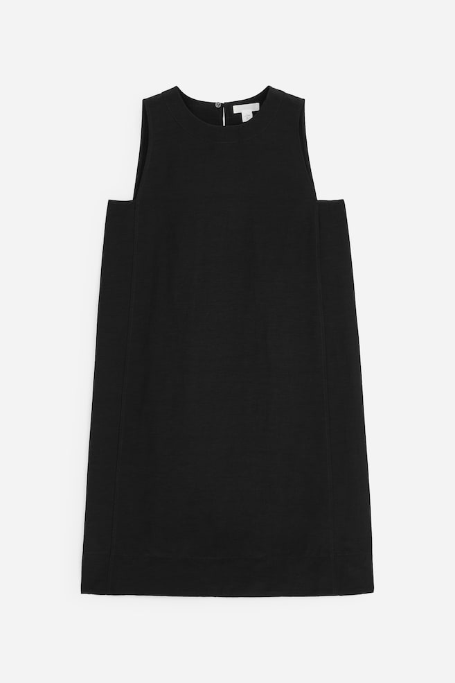 Mini-robe droite - Noir/Blanc - 1