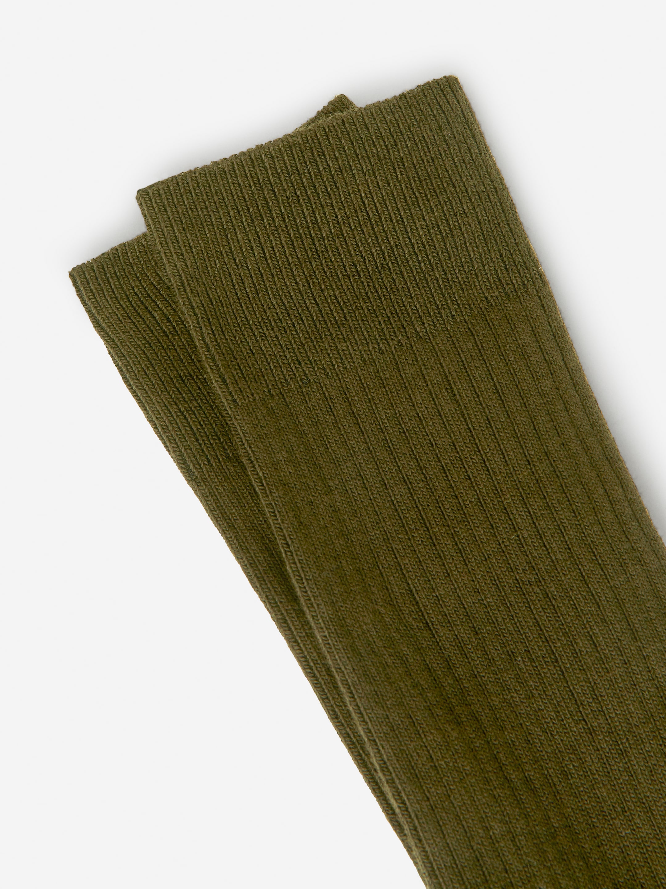 Supima Cotton Rib Socks - Dark Green - Regular fit - Men - StillMedia/DescriptiveDetail - 5