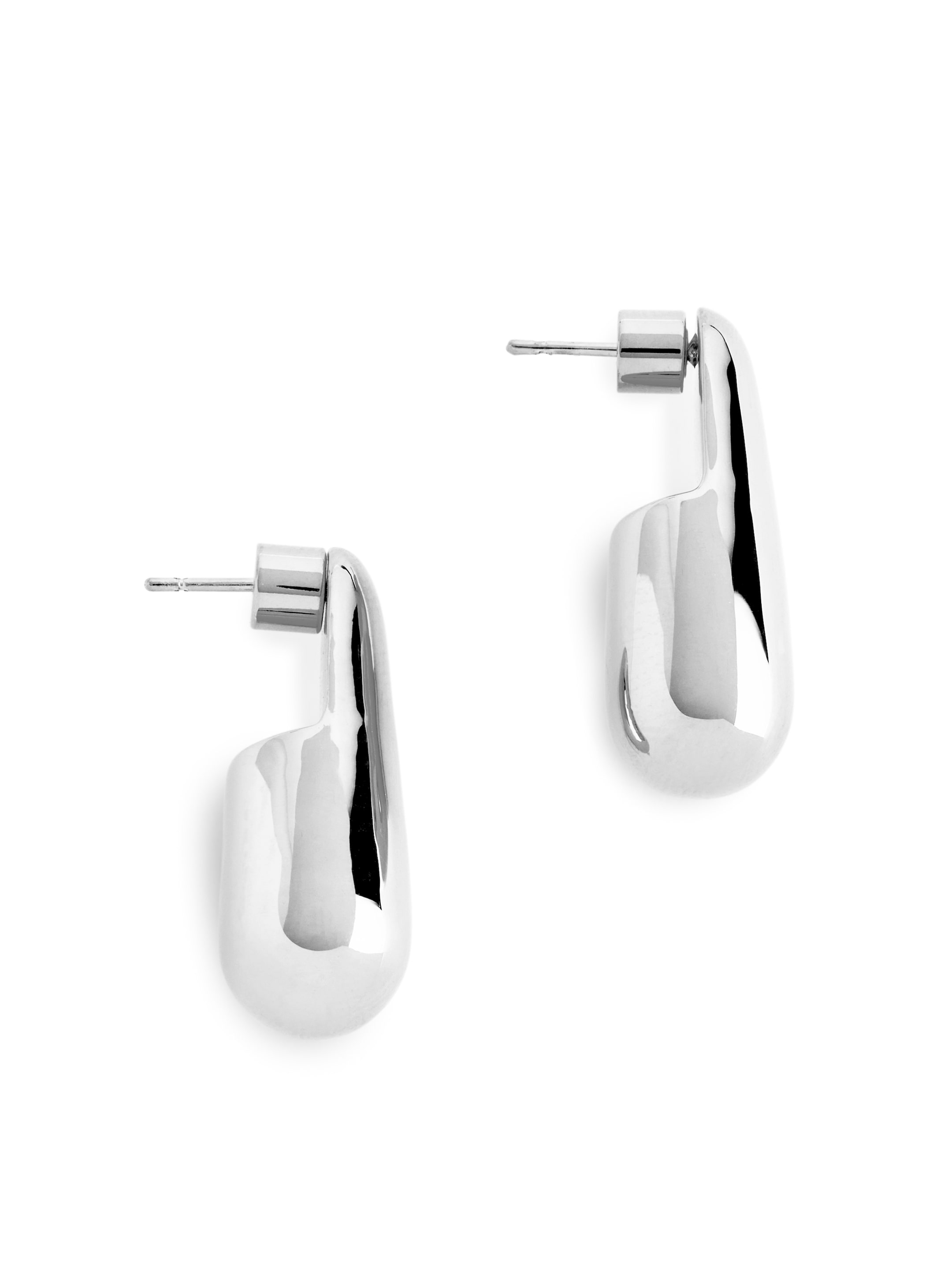 Silver-Plated Drop Earrings - Silver - Women - StillMedia/DescriptiveDetail - 1