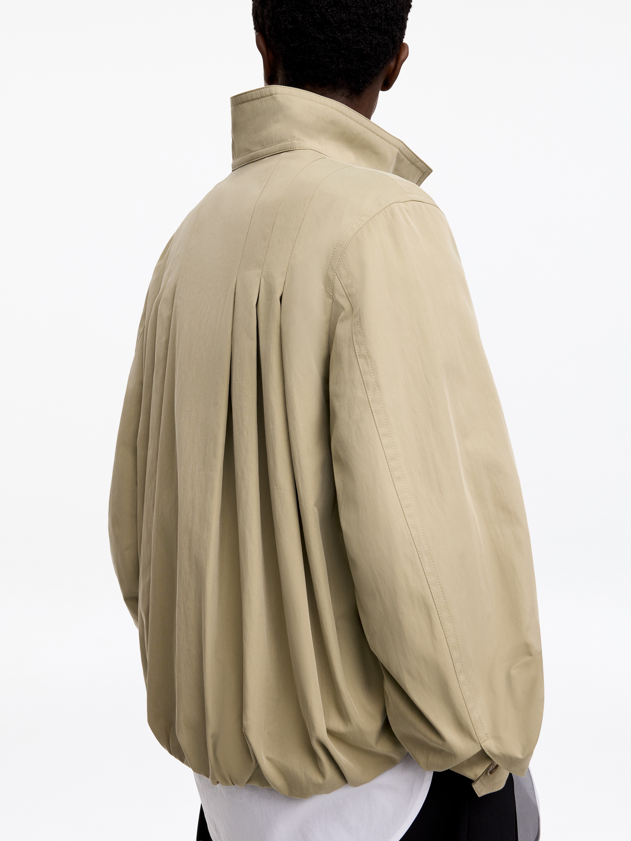 Blouson Jacket - Beige - Relaxed fit - women - StillMedia/Lookbook - 8