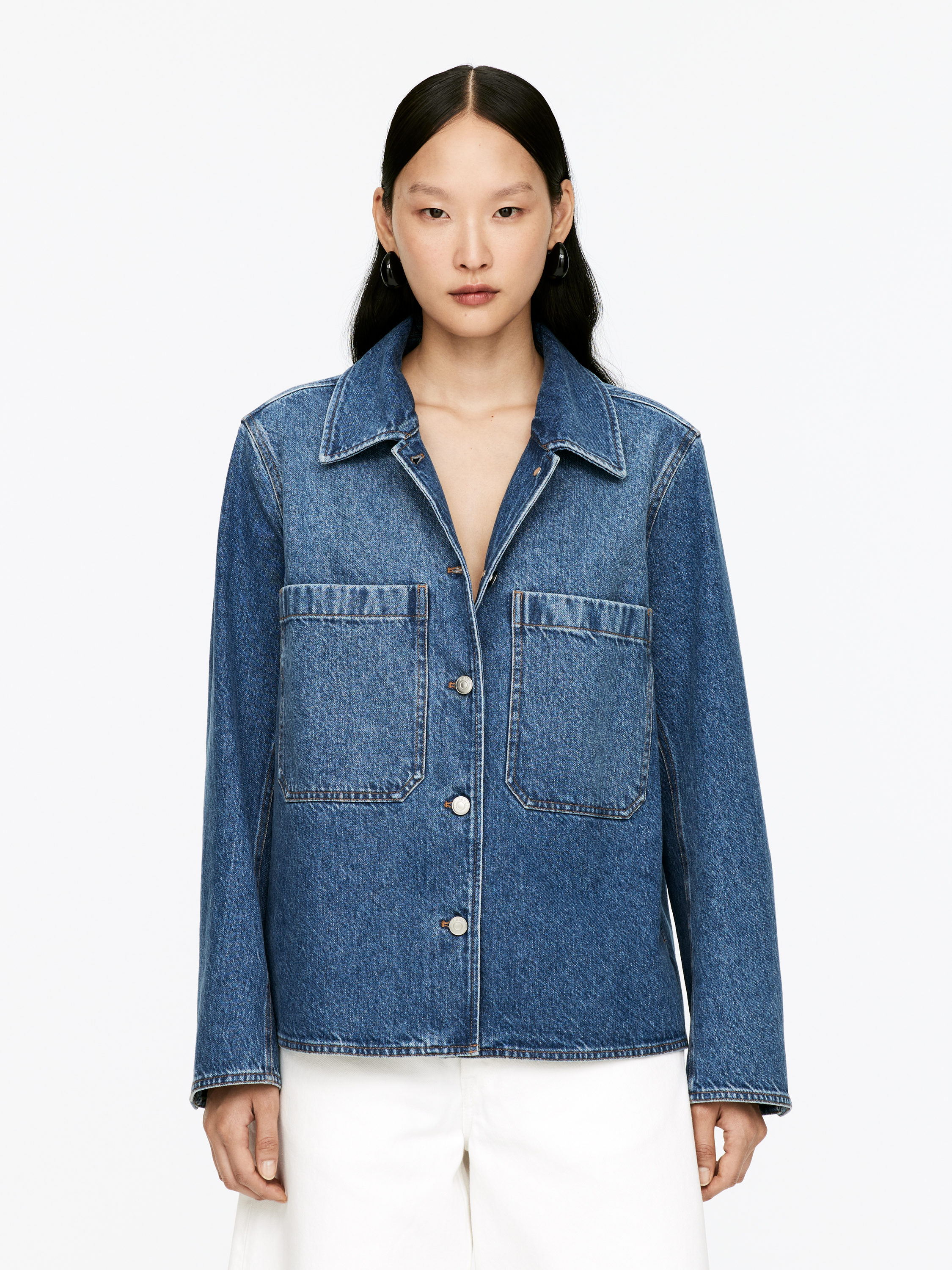 Denim Overshirt-#3E64A7-16005