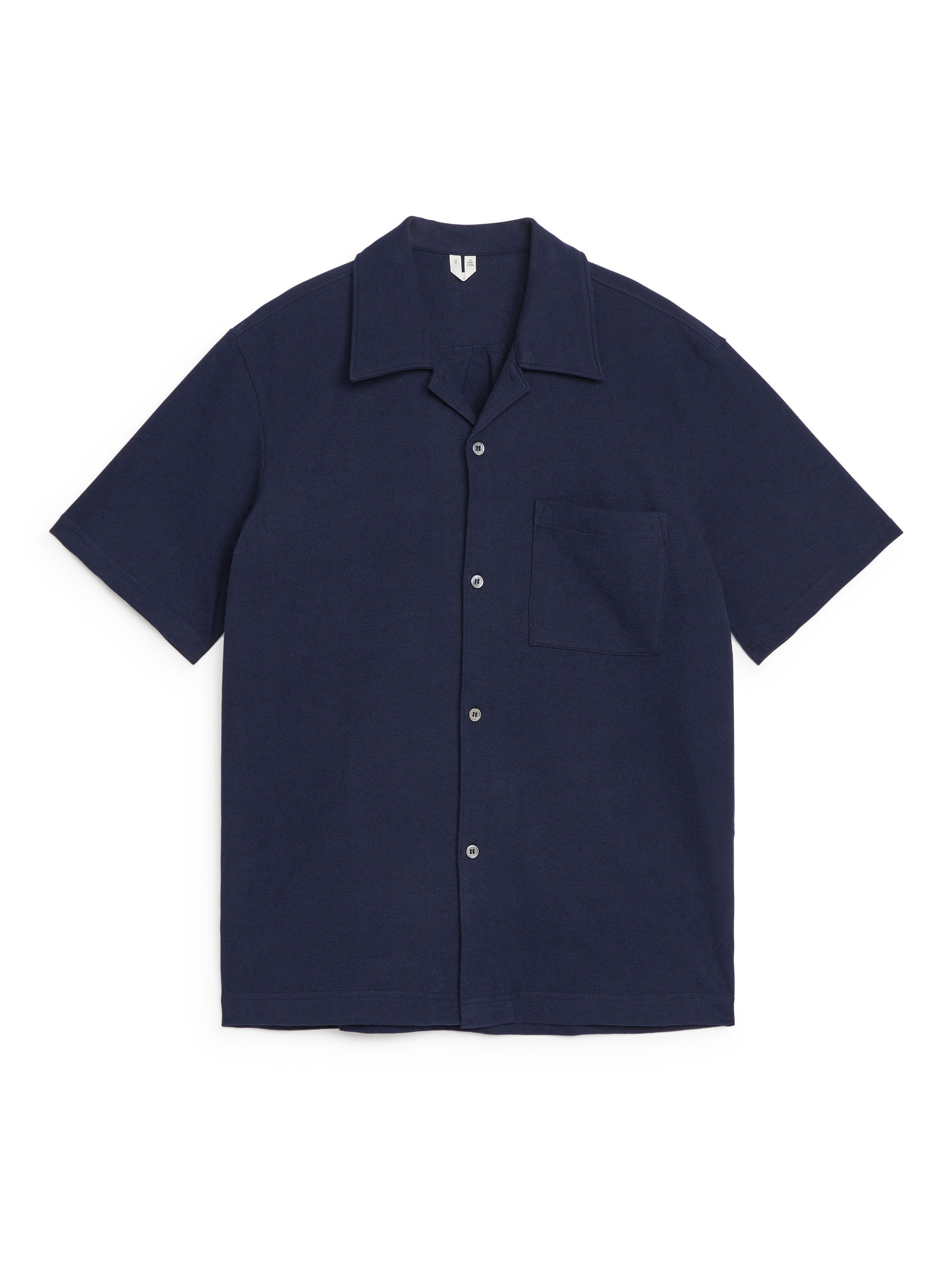 Jersey Resort Shirt - Dark Blue - Regular fit - Men - StillMedia/DescriptiveStillLife - 1