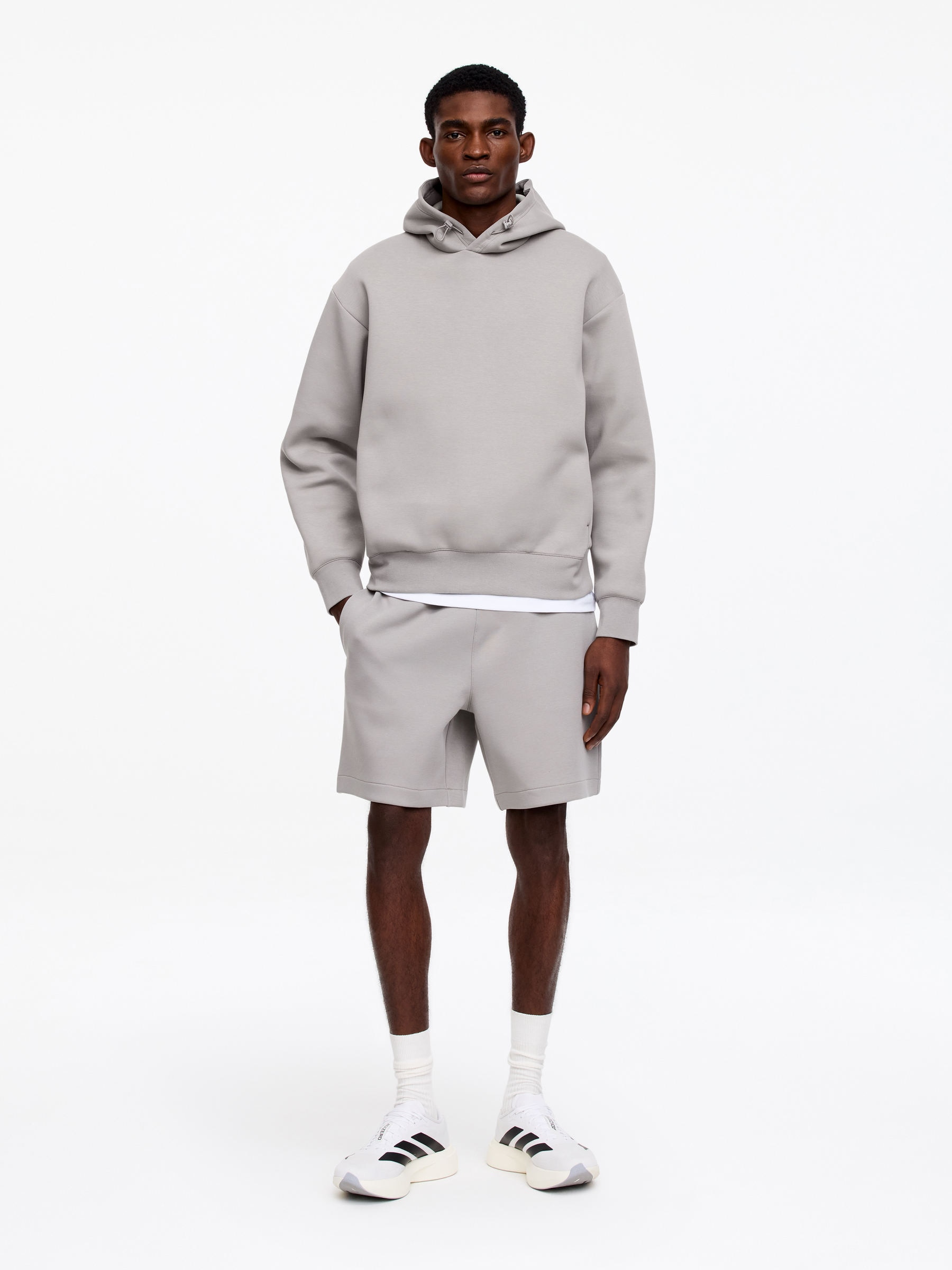 Short décontracté en jersey-#7C7772-18139