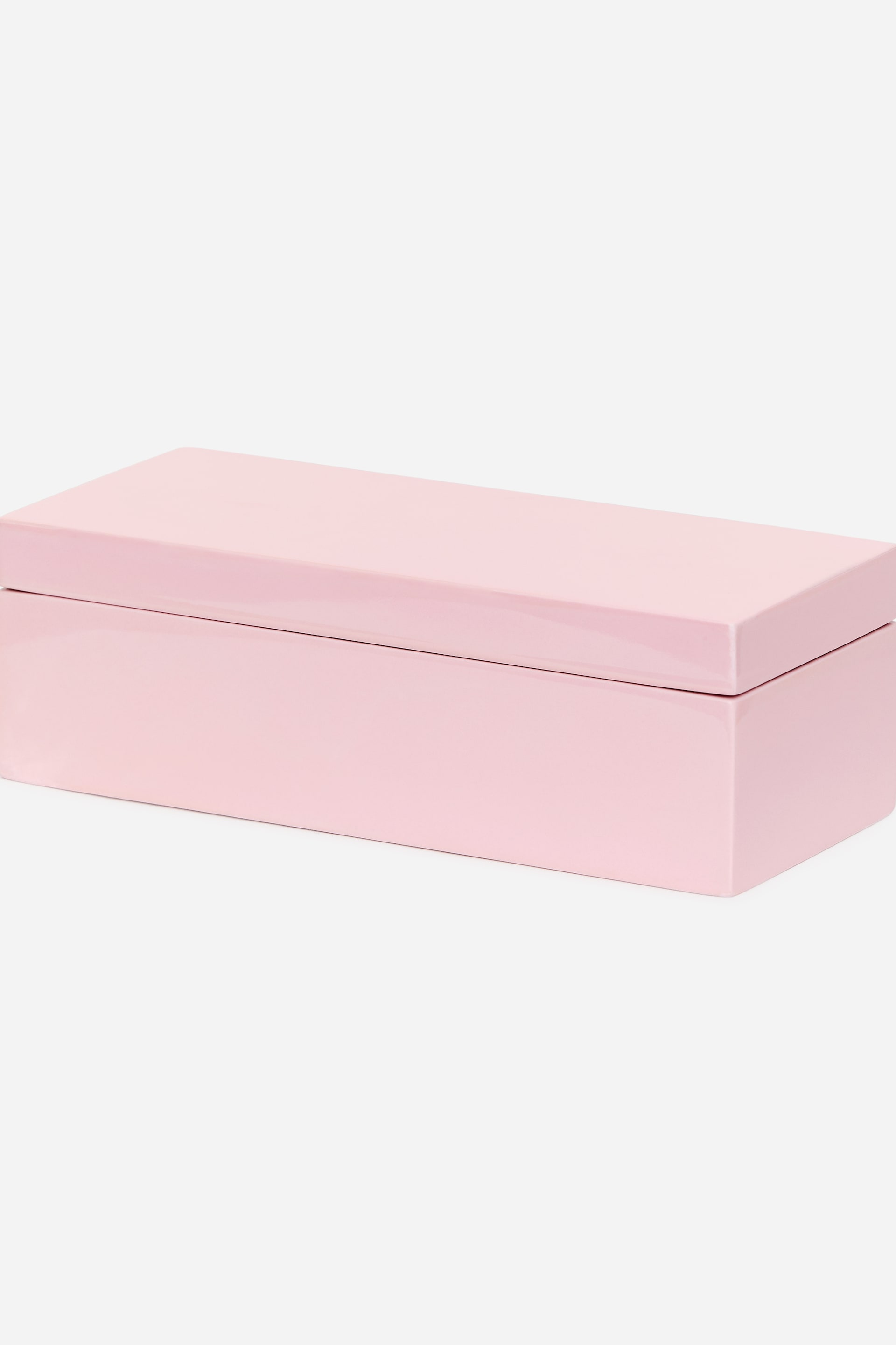 Grotere afbeelding bekijken: Gelakte doos 7 x 17 cm - Roze - HOME | H&M NL 1