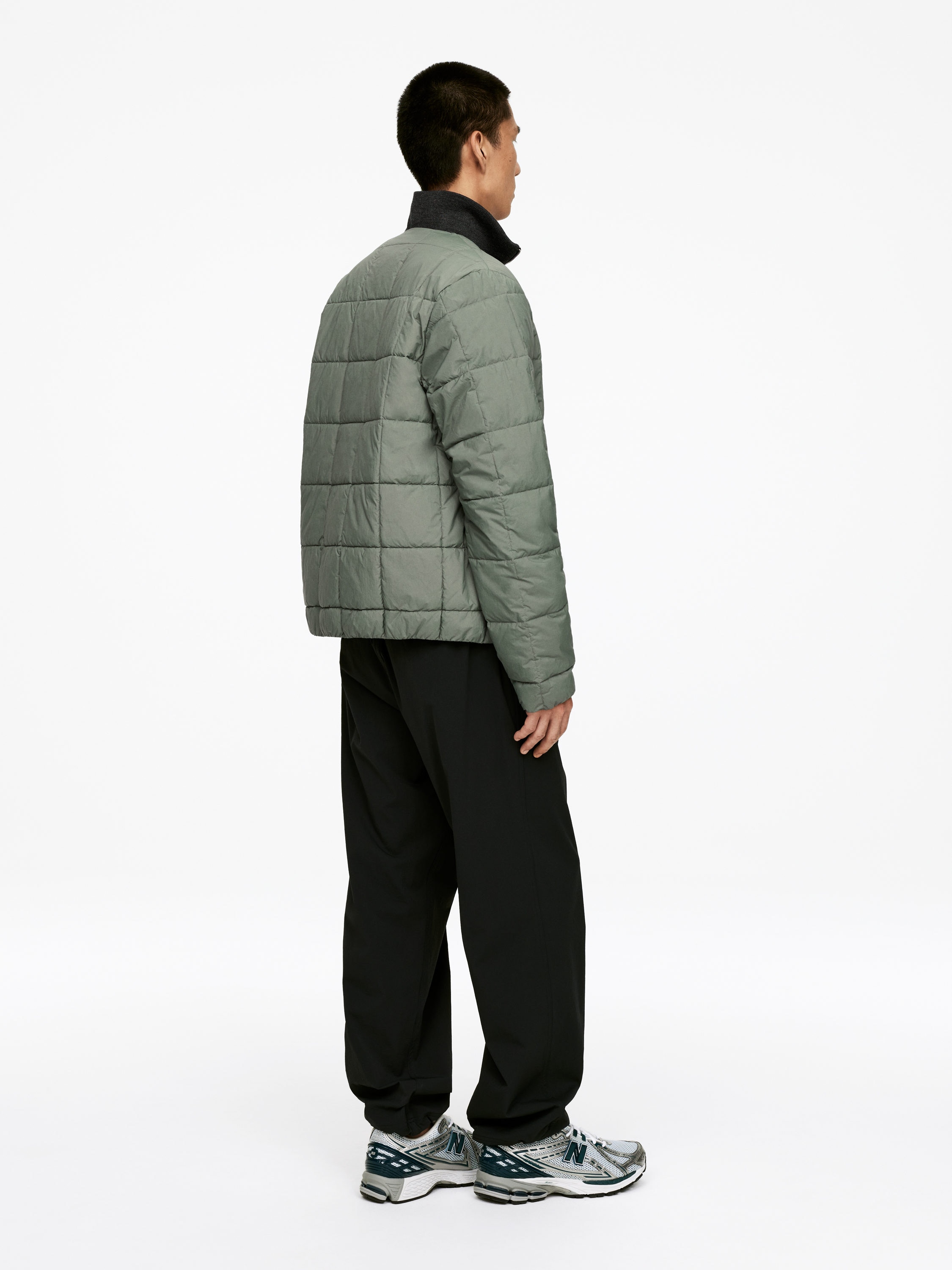 Light-Padded Jacket - Khaki Green - Regular fit - Men - StillMedia/Lookbook - 6