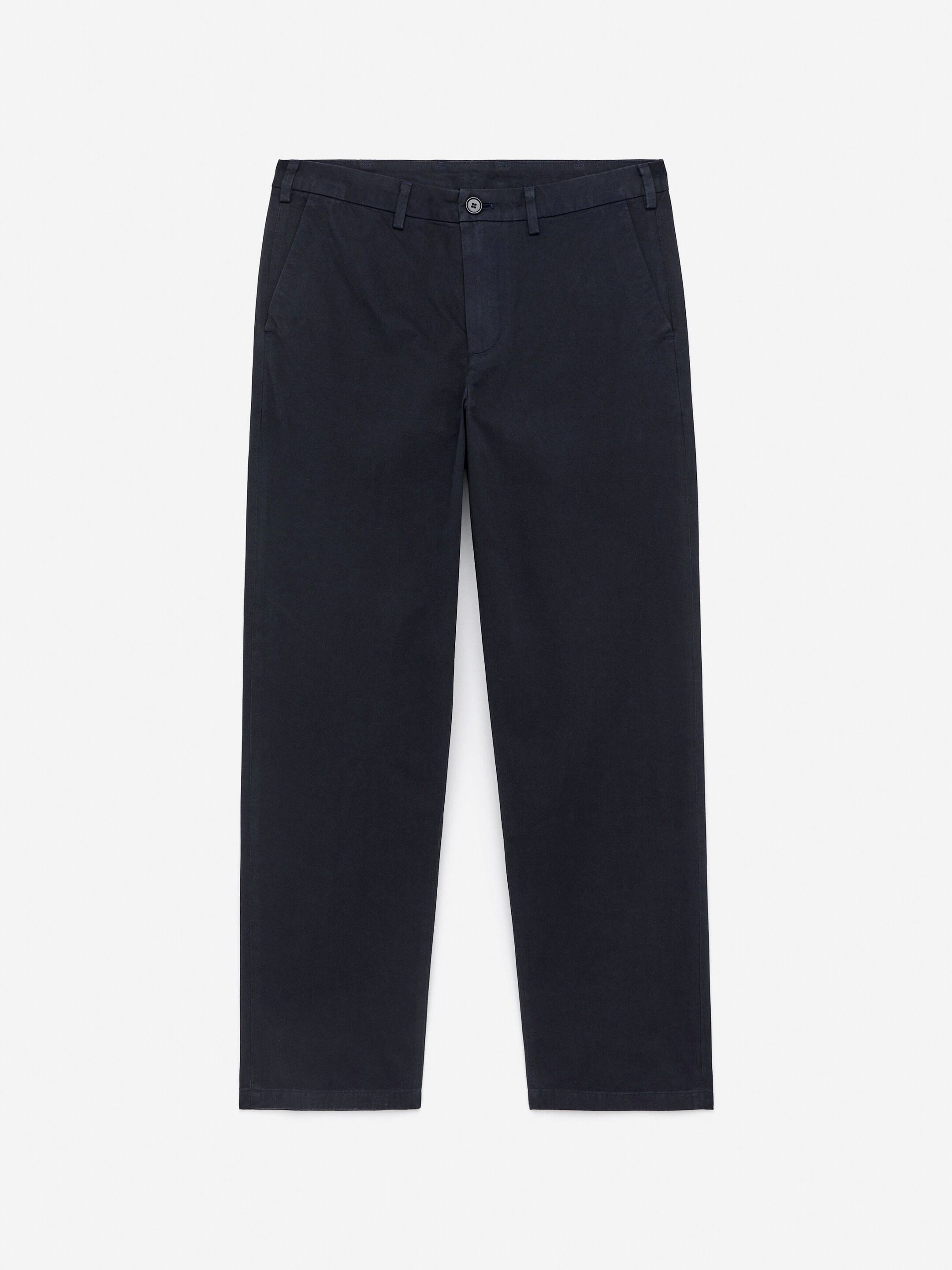 View larger image: Straight Cotton Chinos - Dark Blue - Men | H&M GB 5