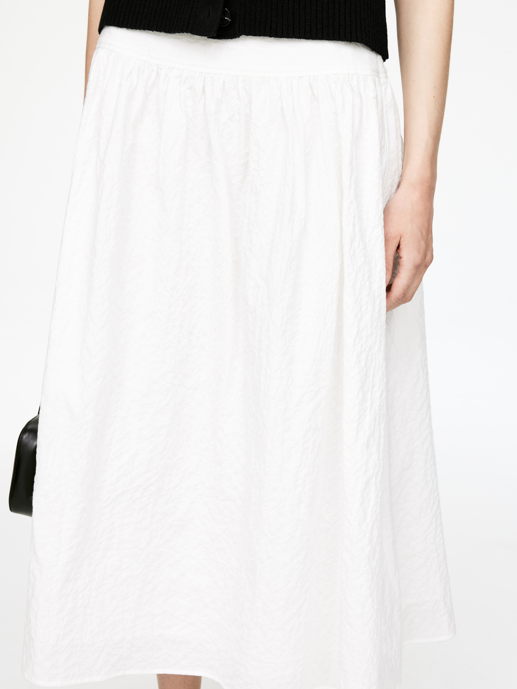 Visualizza immagine più grande: Gonna in seersucker - Bianco sporco - DONNA | H&M IT 2