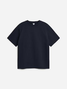 T-shirt i interlocktrikå