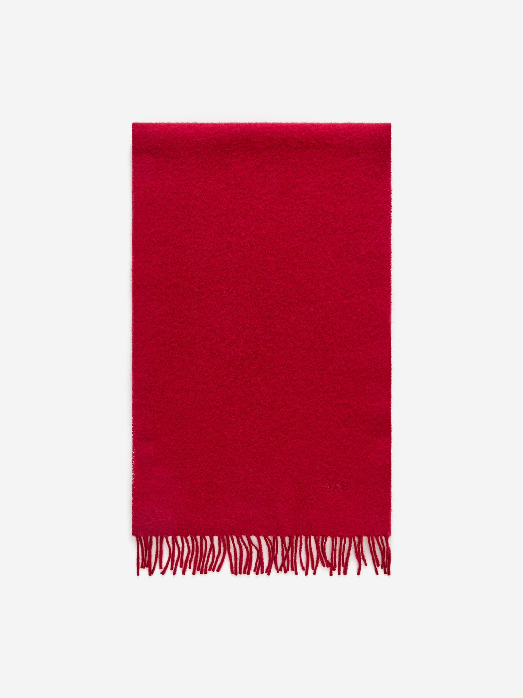 Wool Scarf-#8C3239-16927