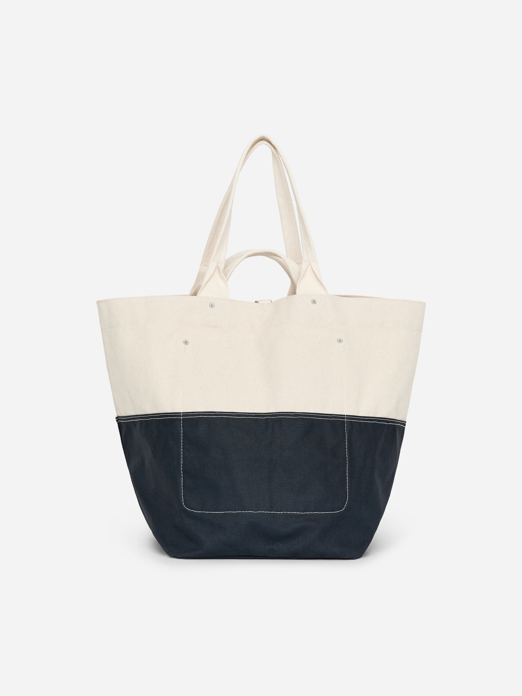 Waxed Canvas Tote-#E8E4D5-18607