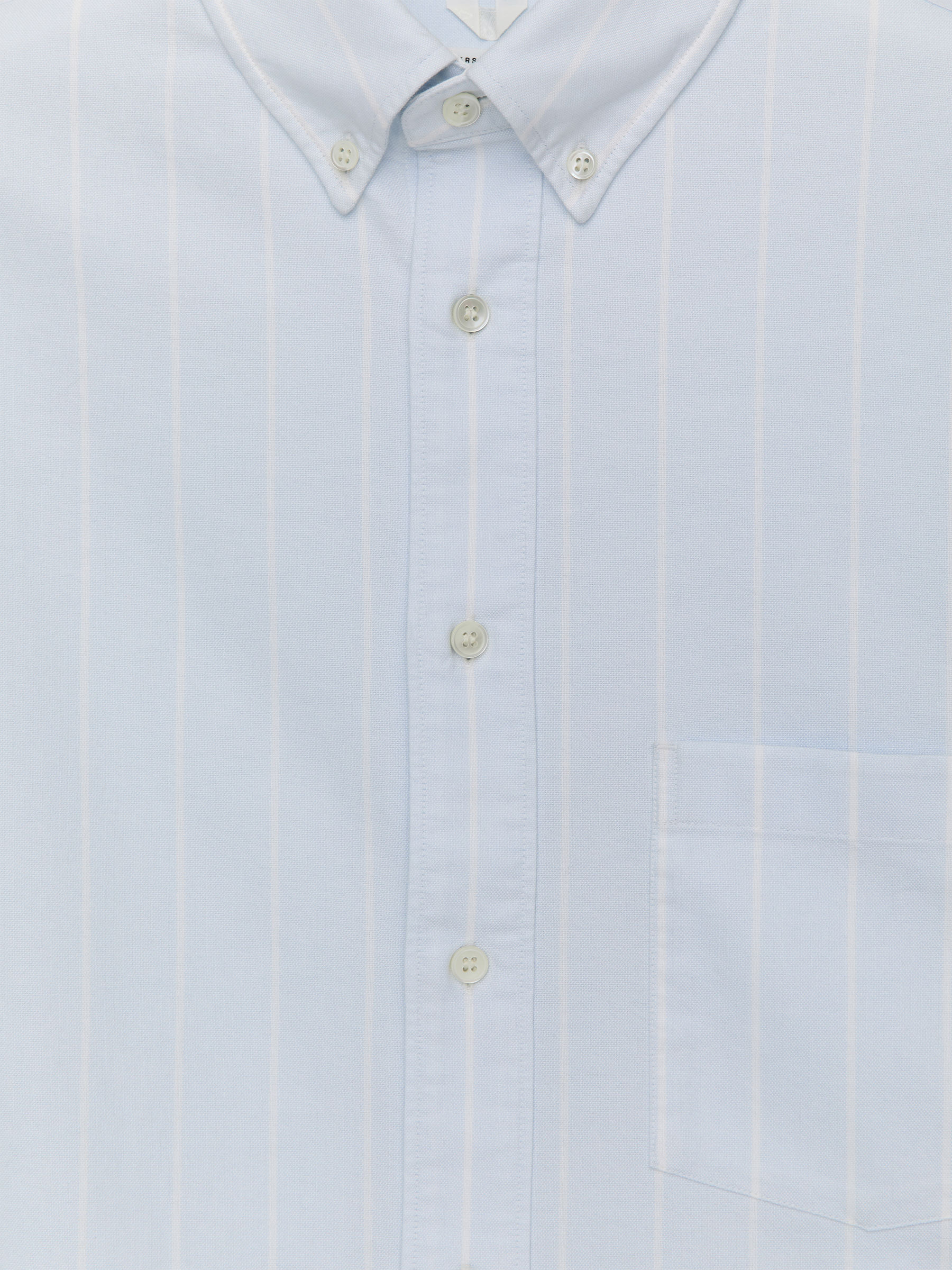 Oversized Oxford Shirt-Blue-17483