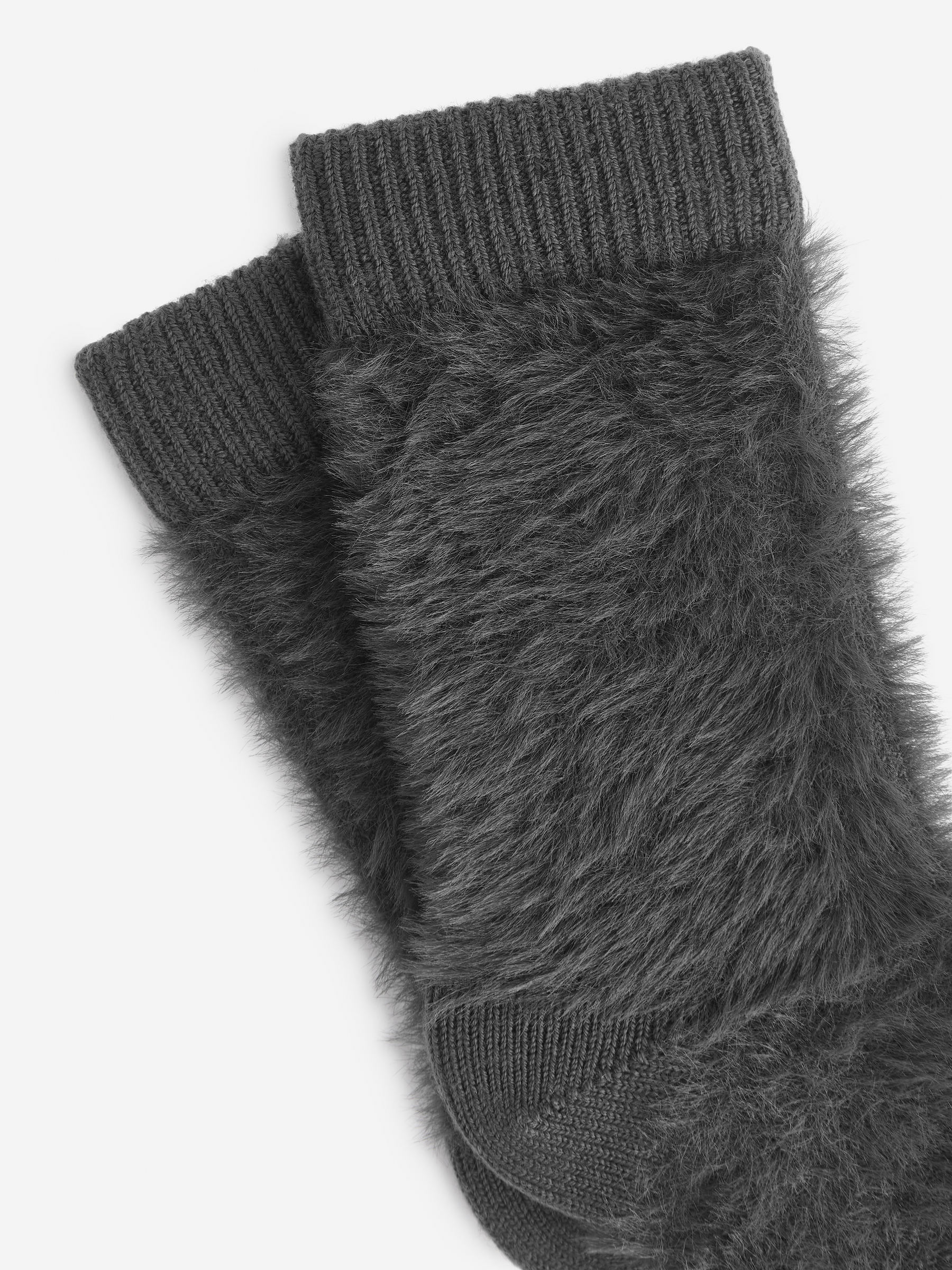 Fluffy Socks - Dark Grey - Women - StillMedia/DescriptiveDetail - 3