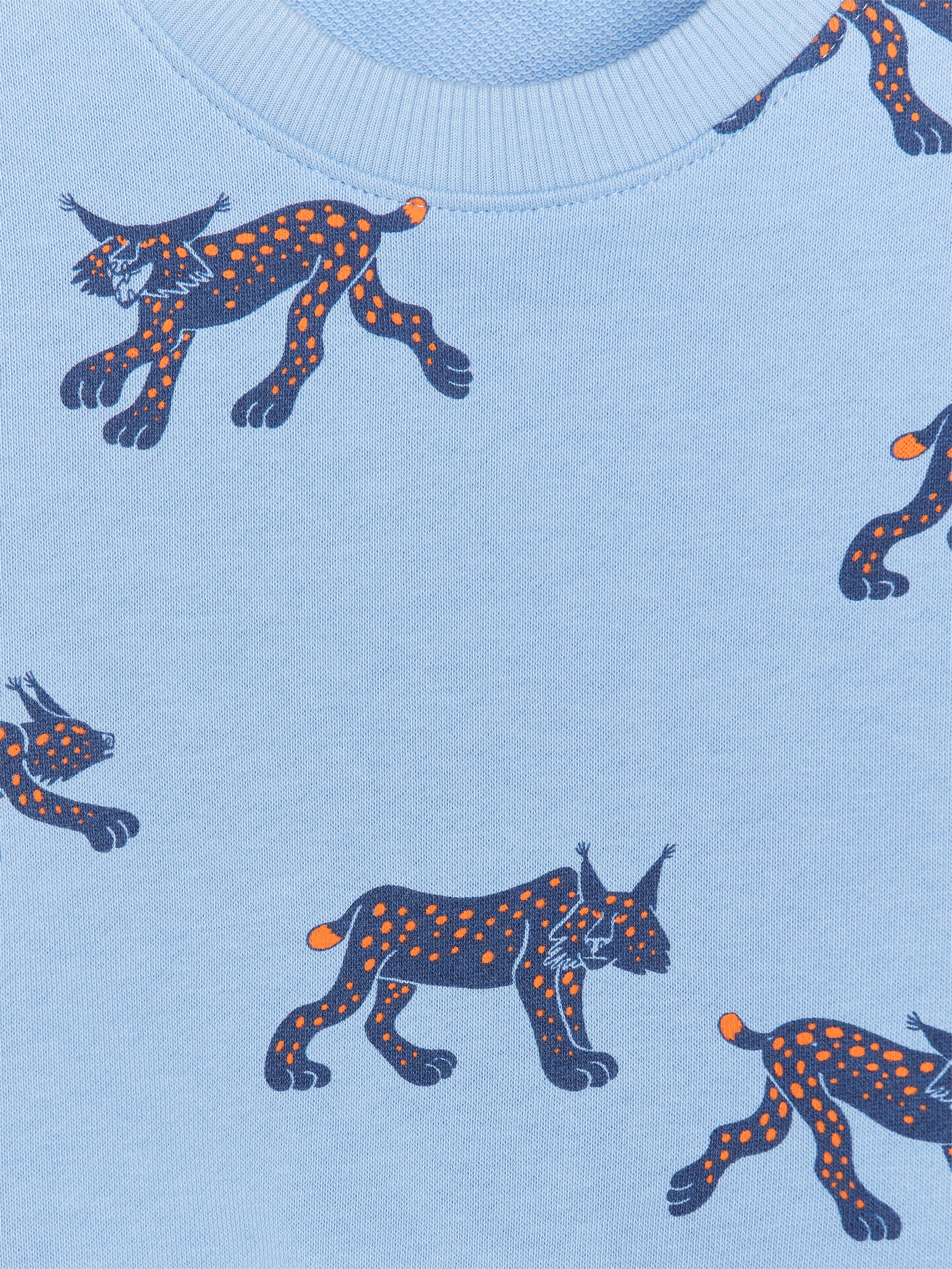 Visualizza immagine più grande: Felpa in cotone - Azzurro/Lince - BAMBINO | H&M IT 3