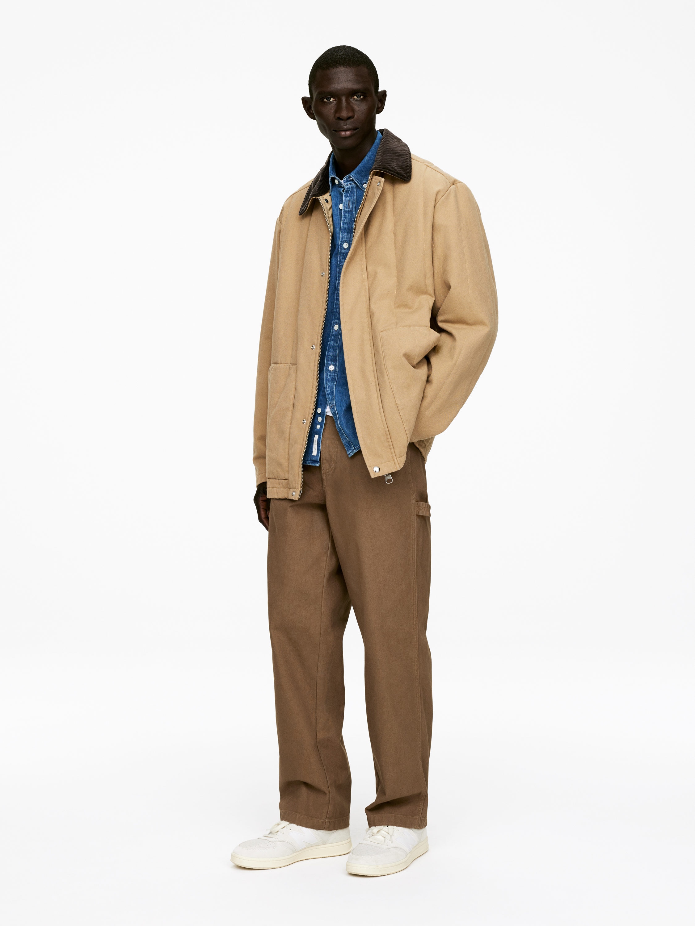 Loose-Fit Workwear Trousers - Brown - Loose fit - Men - StillMedia/Lookbook - 4