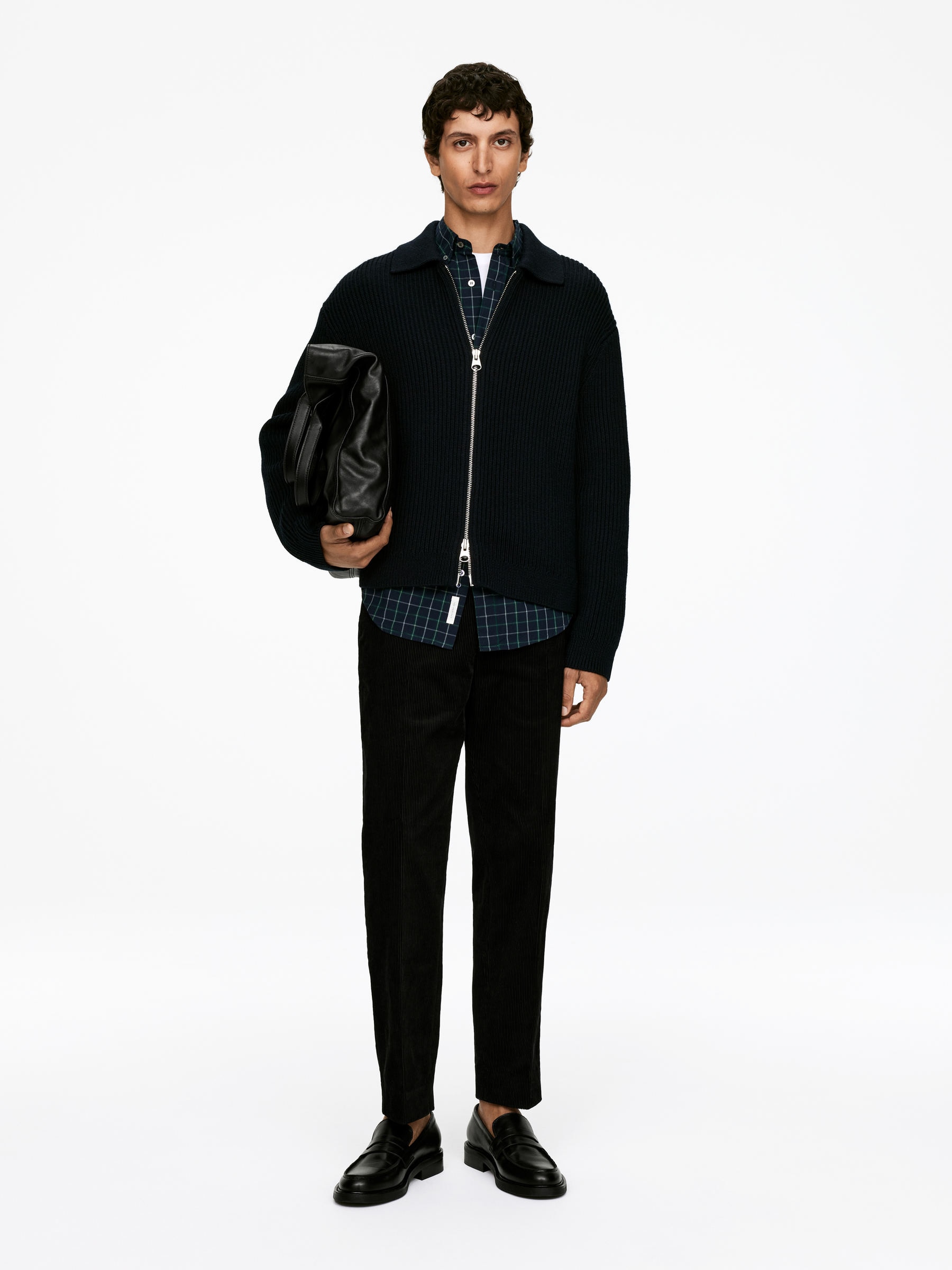 Corduroy Trousers-#272628-13347