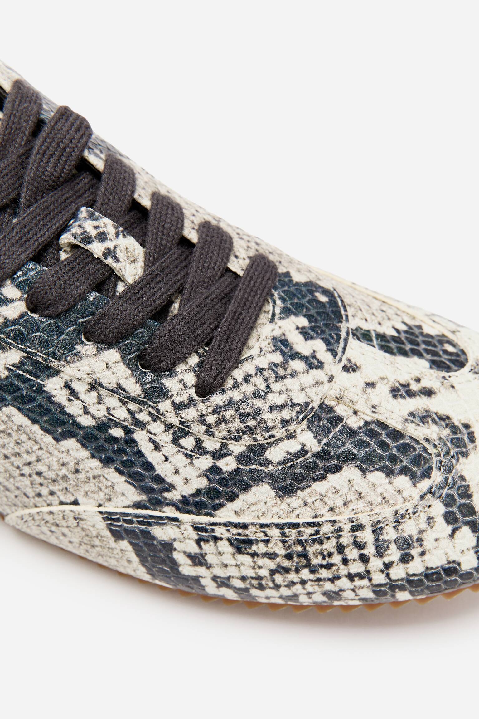 Sneakers in pelle - Multicolore/Motivo serpente - 9