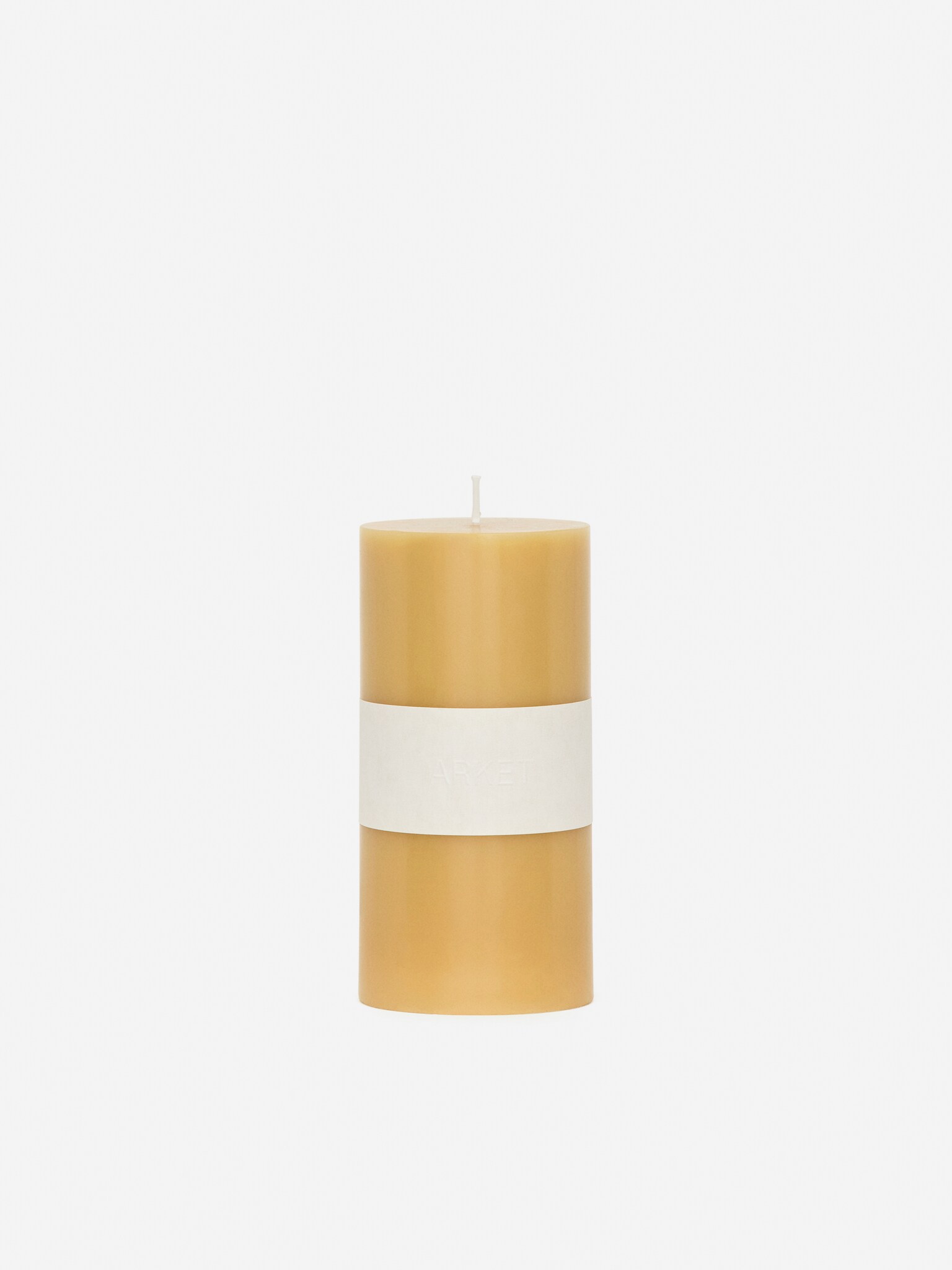 Vela grande 15 cm - Amarelo/Verde escuro