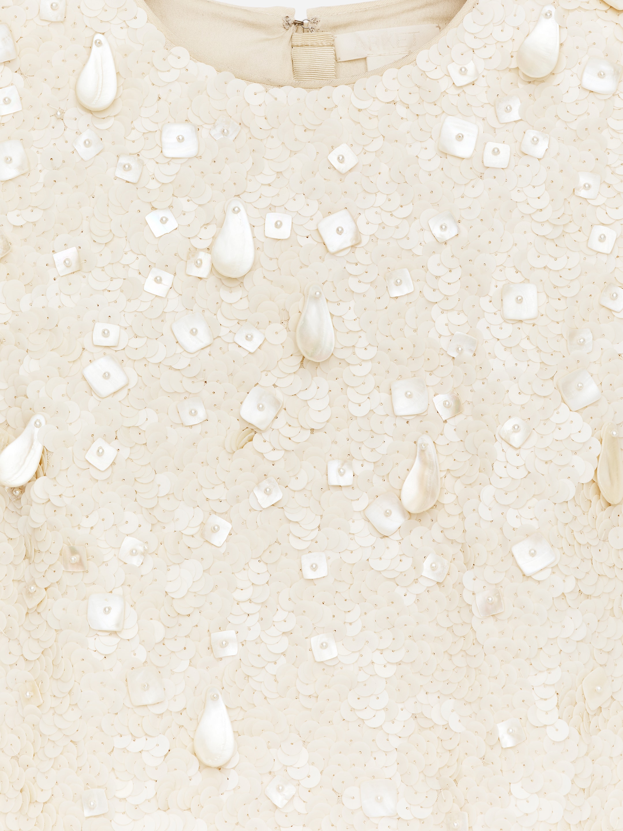 Sequin Mini Dress - Cream - Regular fit - Women - StillMedia/DescriptiveDetail - 3