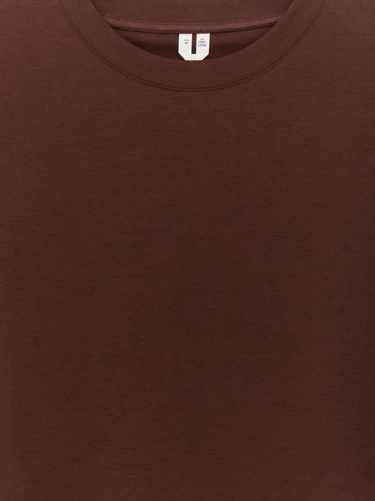 Camiseta de interlock - Burdeos oscuro/Negro/Blanco/Azul empolvado/Gris/Topo/Burdeos oscuro - 5