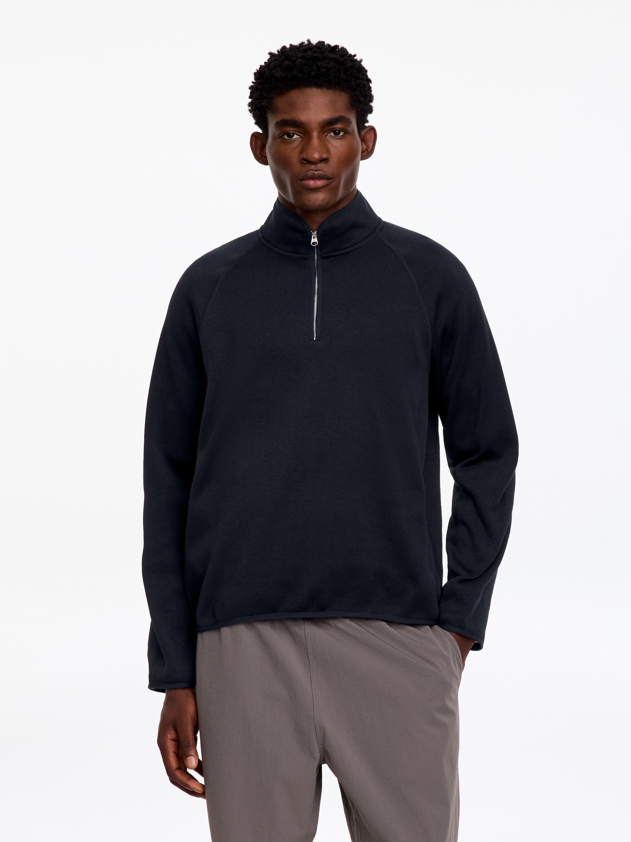 ARKET ACTIVE Half-Zip Jumper-Blue-20301