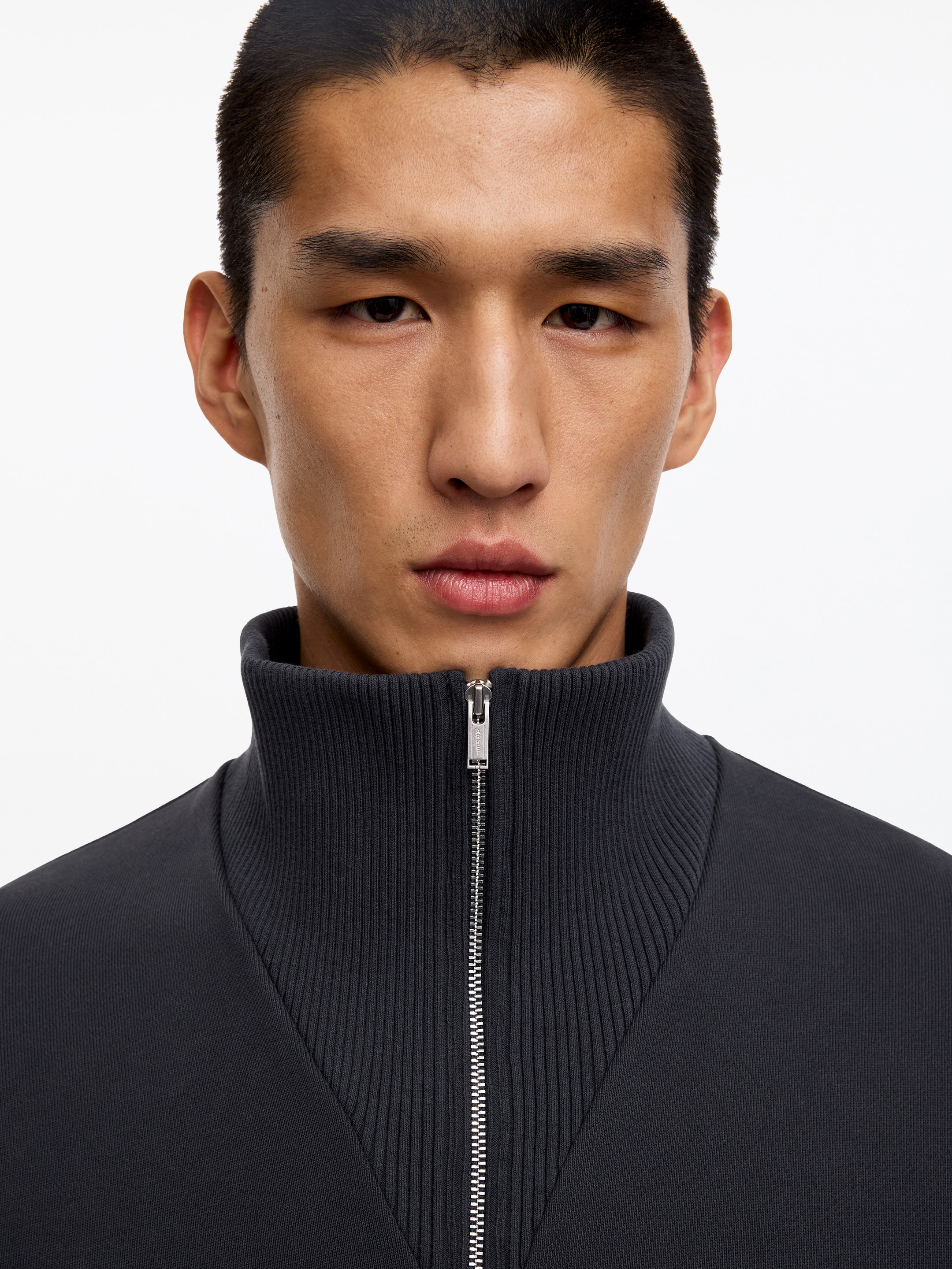 Half Zip Sweatshirt - Dark Blue - Regular fit - men - StillMedia/Lookbook - 2